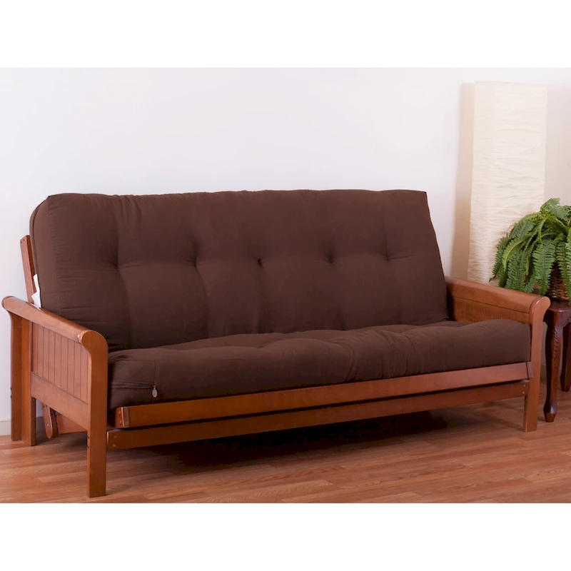 8-inch Thick Twill Futon Mattress (Twin, Full, or Queen)