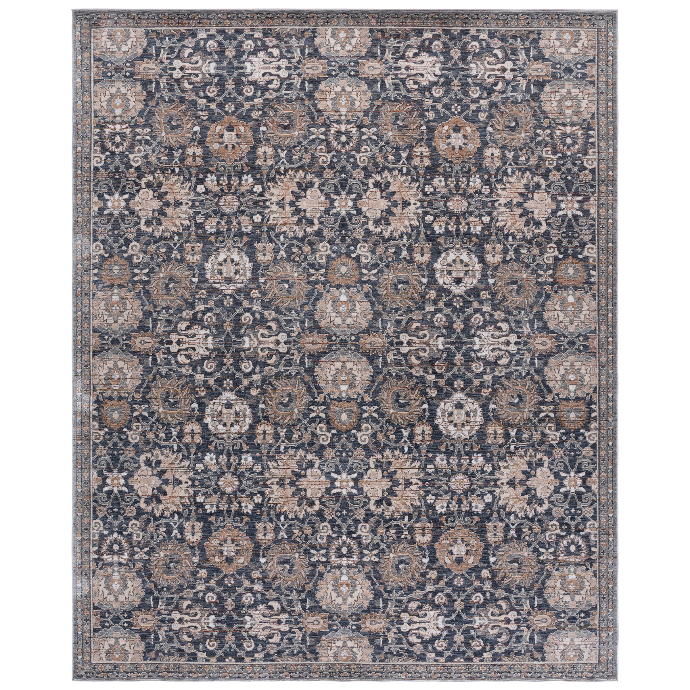 Safavieh Sutton Area Rug, Navy Brown, 8' x 10'