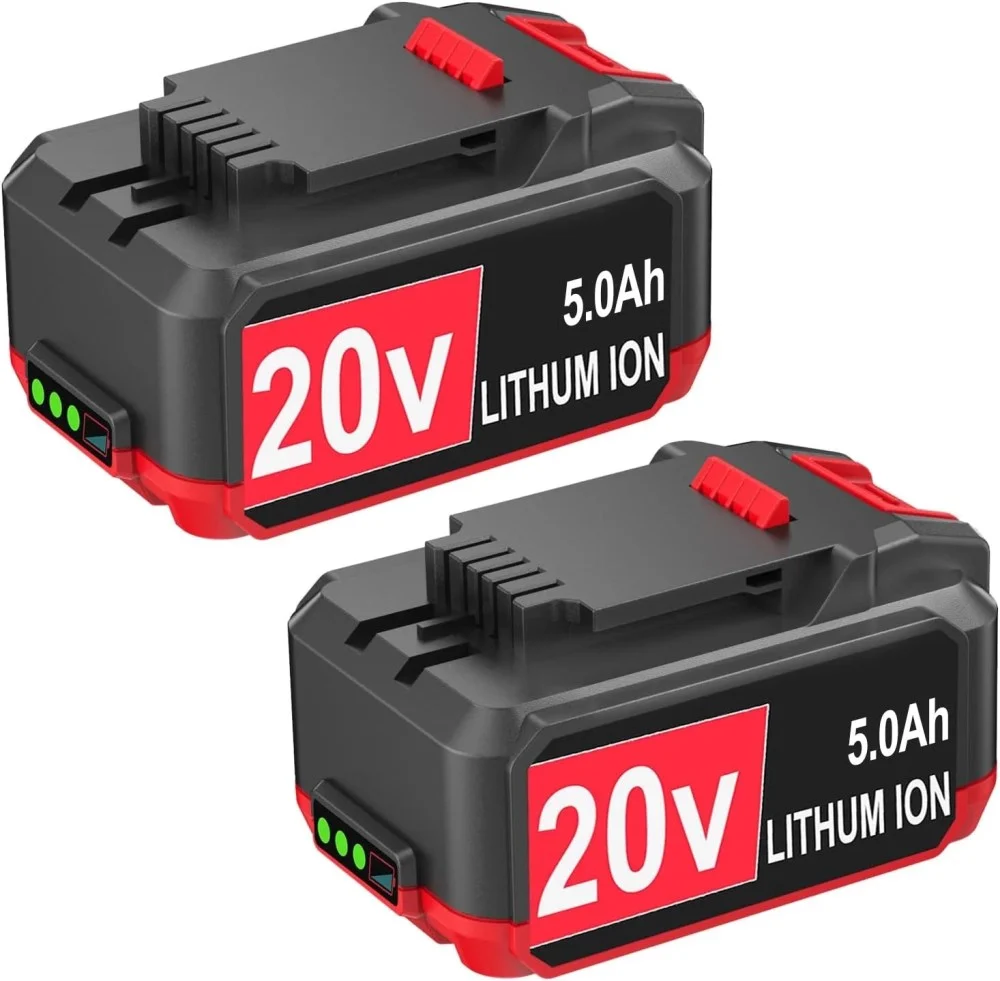 FSKE Battery Replacement for Bauer 20V 5.0Ah Capacity Compatible with 20V Bauer Cordless Tool and Charger(2Packs)