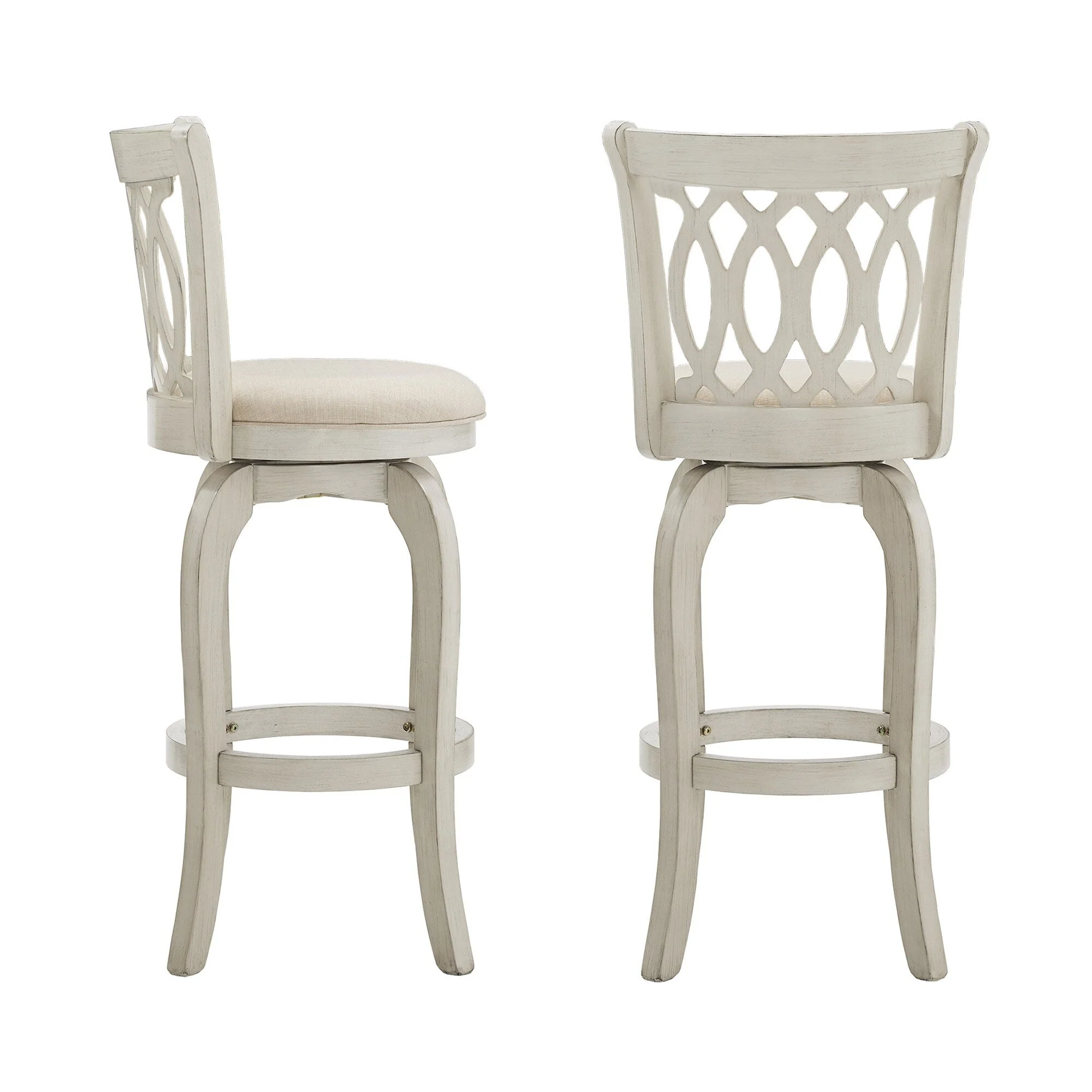 Rovinj Scroll Back Swivel Bar Stool
