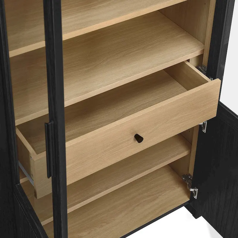 Evie Arched Tall Display Cabinet