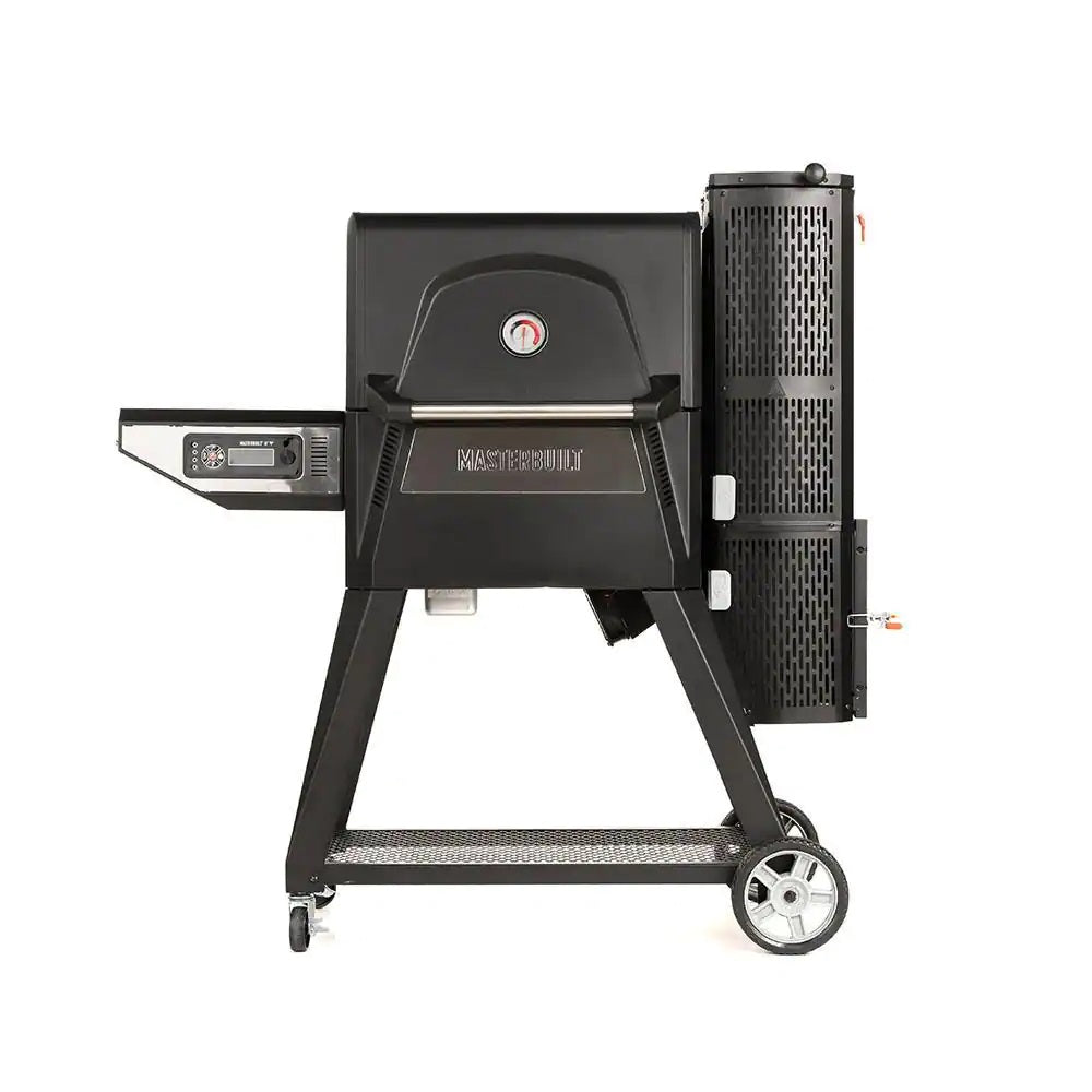 560 Digital Charcoal Grill and Smoker Combo - Black