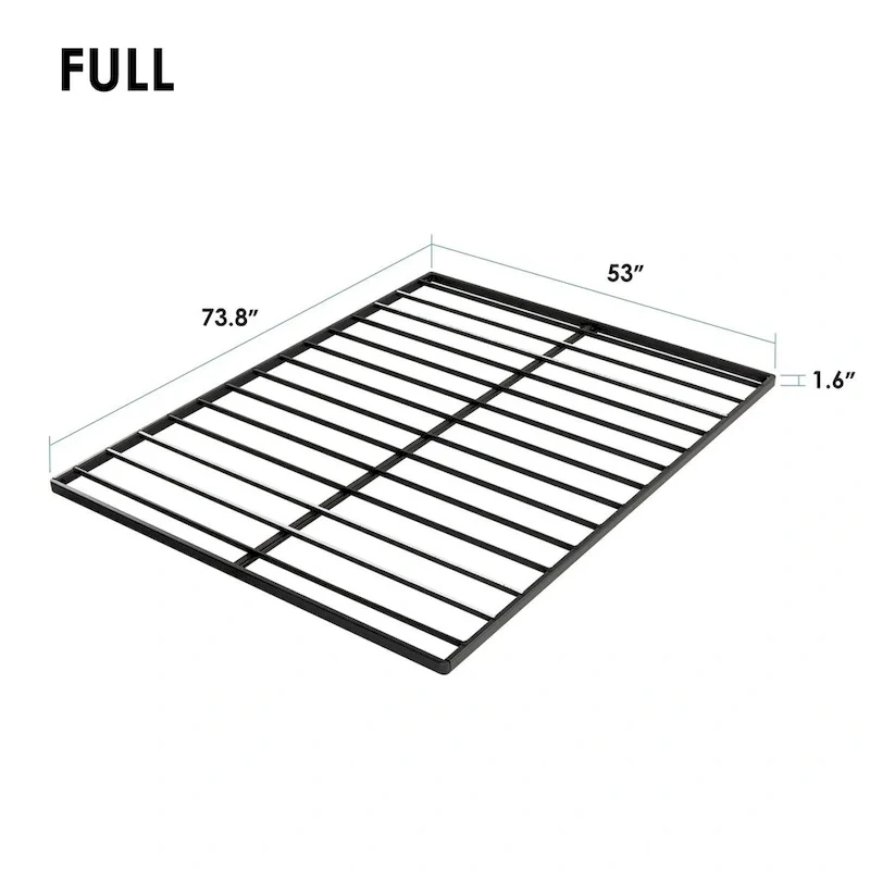 1.6 Inch Metal Bunkie Board Bed Slat Replacement by Crown Comfort