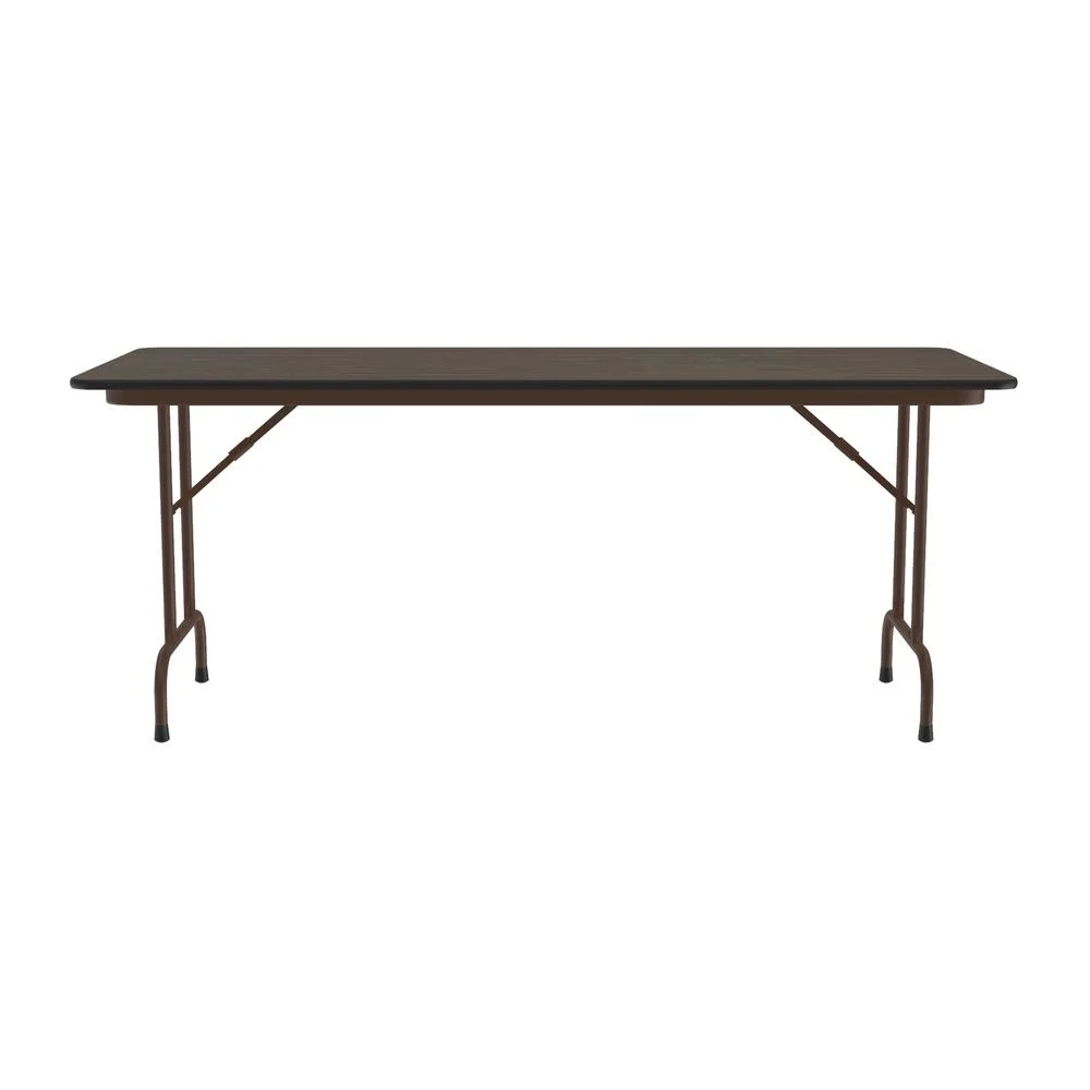 Correll 30"x 72" Econoline Laminate Folding Table, Walnut