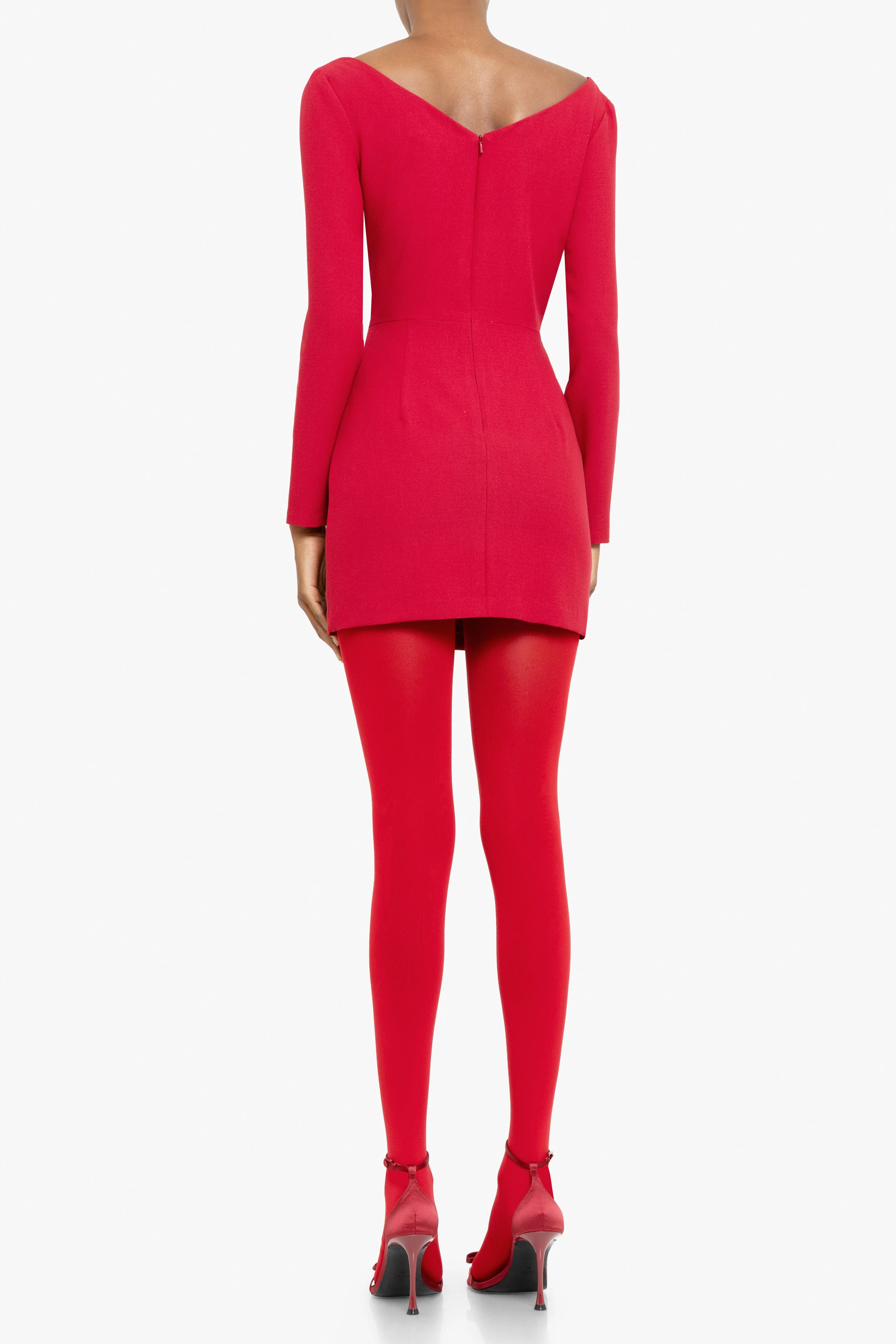 Long Sleeve Jacqueline Micro Mini Dress