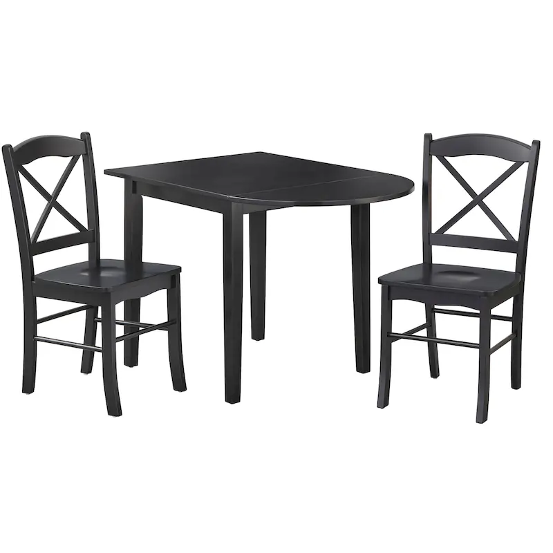 Simple Living Country Cottage Drop Leaf 3-piece Dining Set