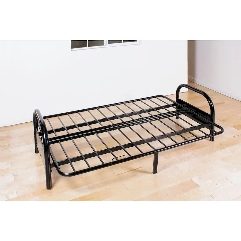 Alfonso Adjustable Frame for Futon, Black Metal