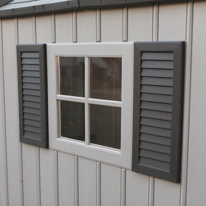 12.5 ft. W 8 ft. D Plastic Storage Shed