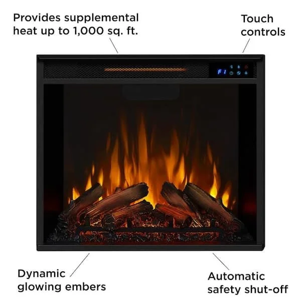 Real Flame Hollis 32″ Electric Fireplaces.