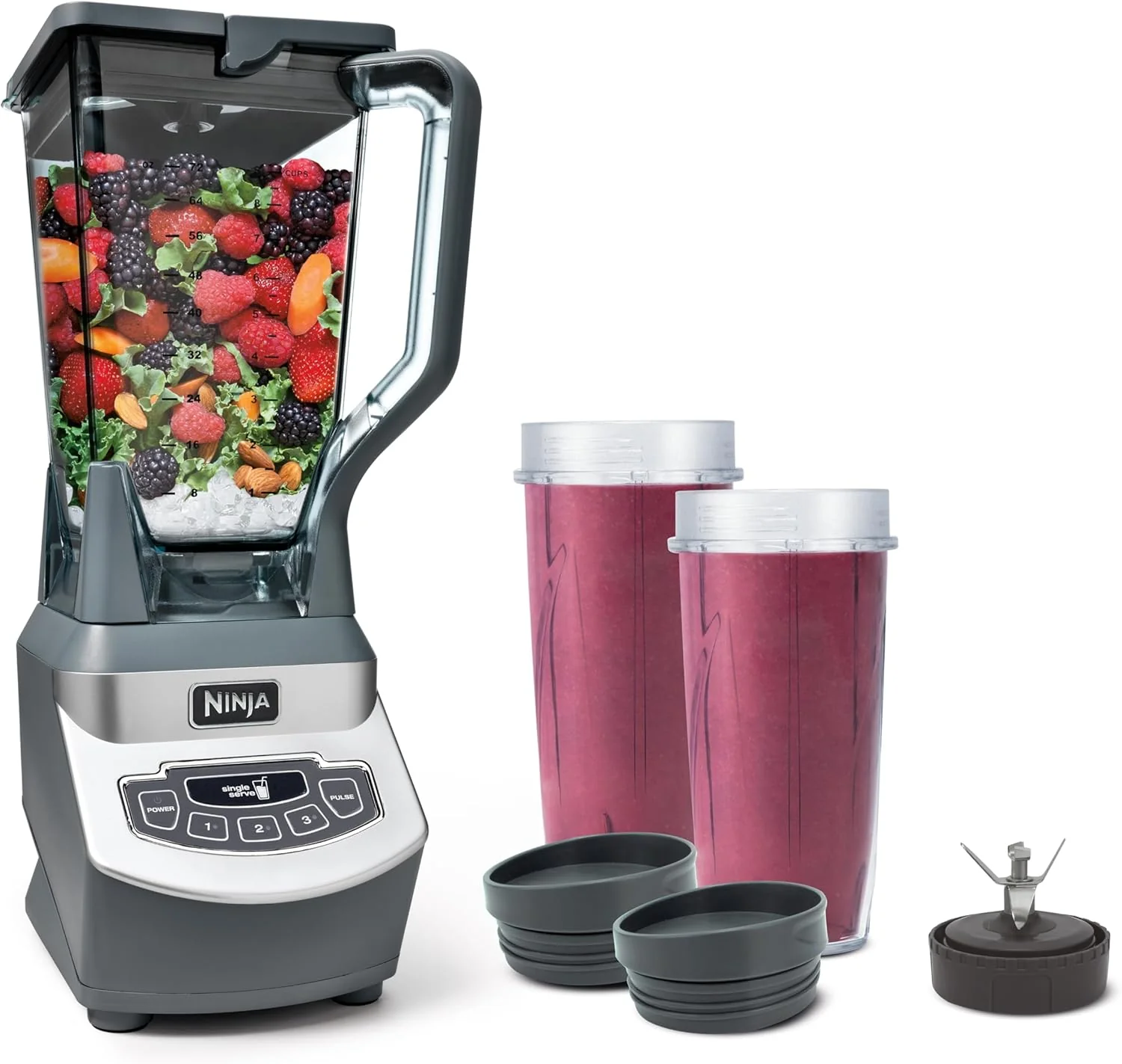 Ninja BL660 Professional Compact Smoothie & Food Processing Blender, 1100-Watts, 3 Functions