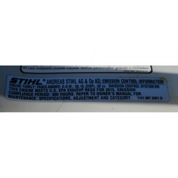 2025 STIHL MS271 Farm Boss Chainsaw C 50.2 Cc, 2.6 KW