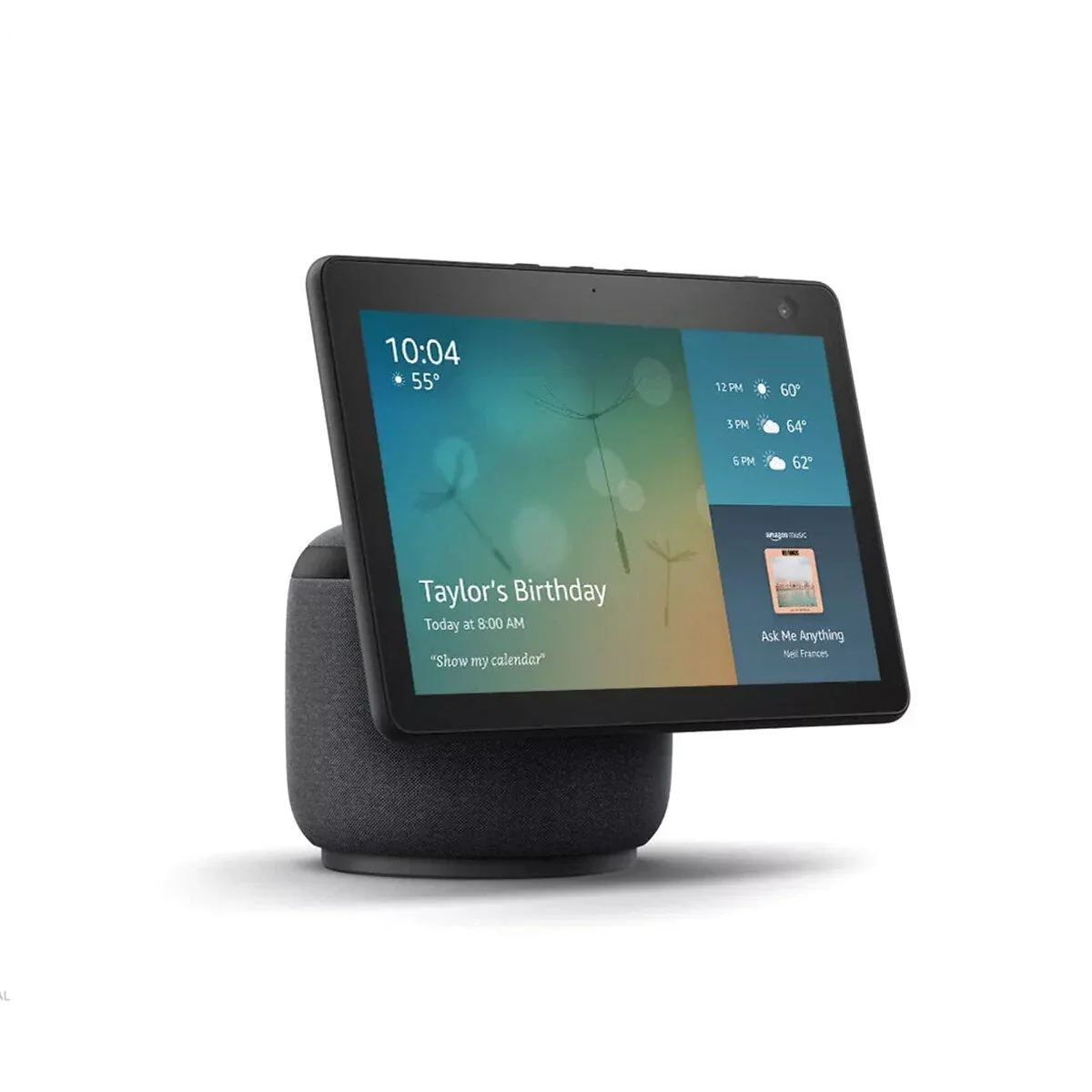 Amazon Echo Show 10 (3rd Gen) HD Smart Display with Alexa, 10.1" Screen, 13MP Camera, Charcoal