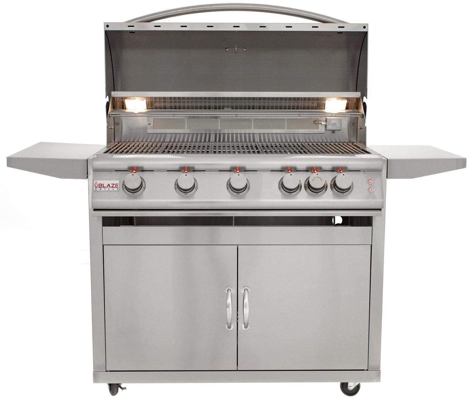 40-Inch Freestanding Propane Gas Grill with Lights