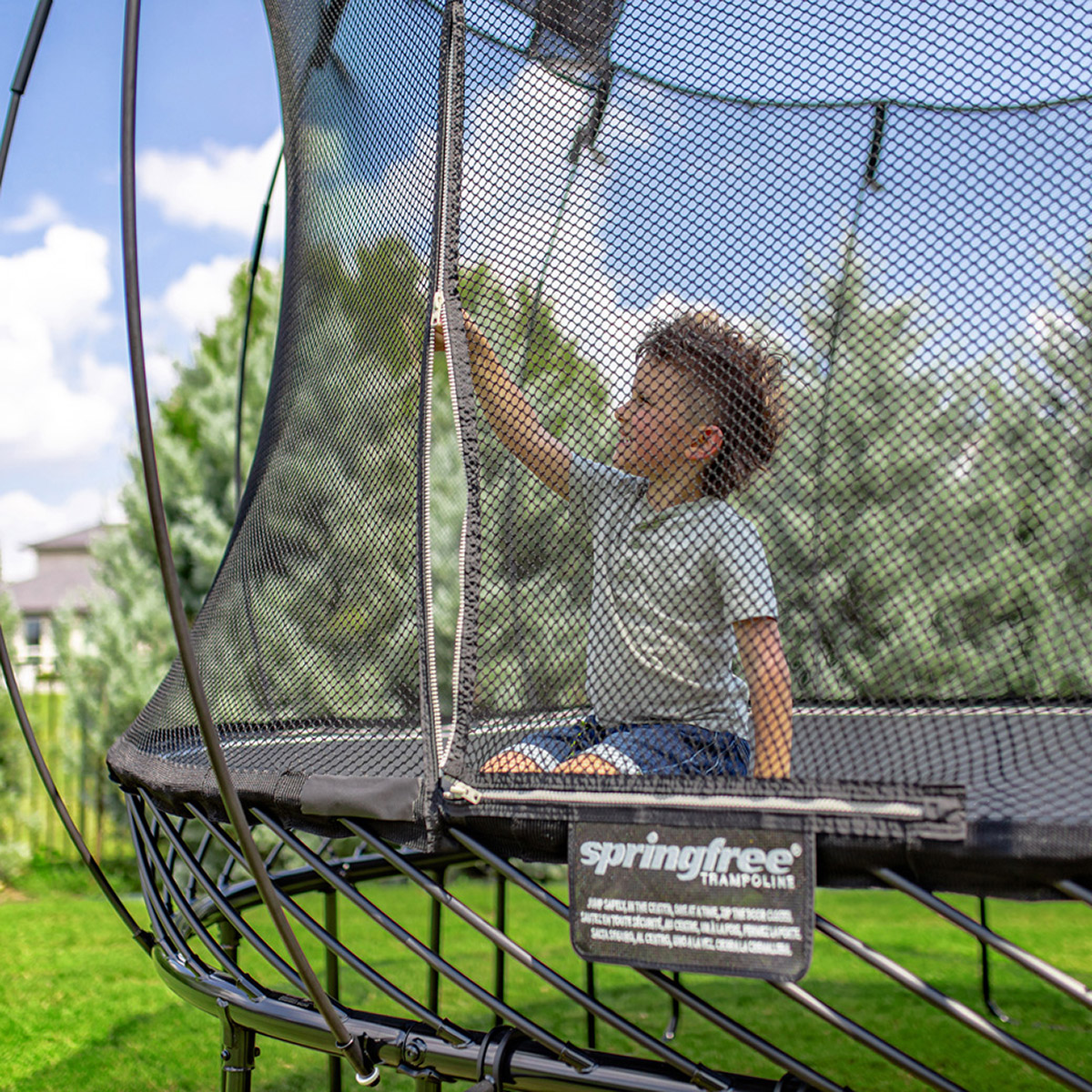 Springfree 11' x 13' Jumbo Rectangle Trampoline Bundle