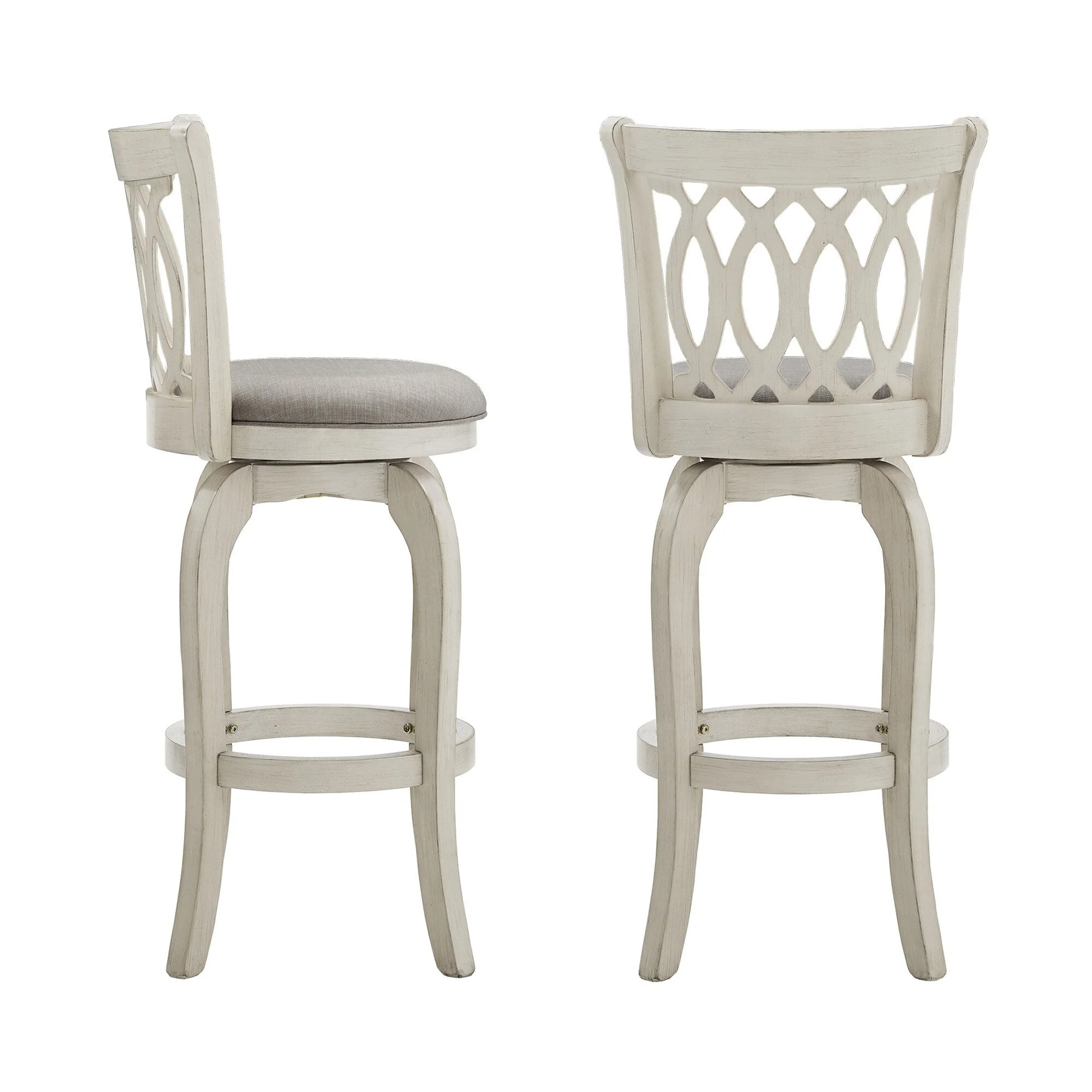 Rovinj Scroll Back Swivel Bar Stool