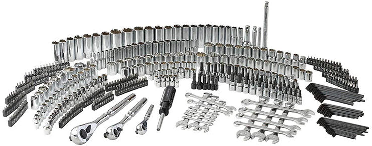 Craftsman 450-Piece Mechanics Tool Set, Ratchet Socket Hand Wrench Toolset