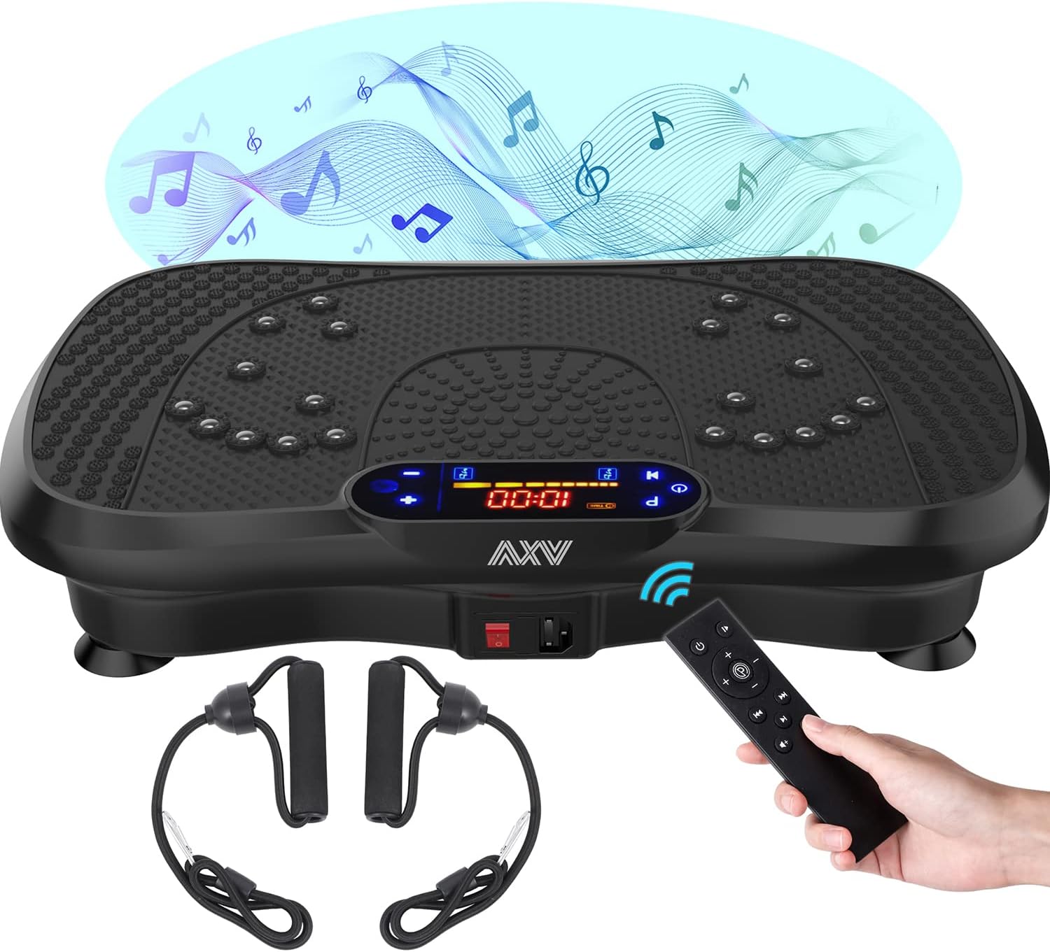 AXV Vibration Plate Exercise Machine Whole Body Workout Vibrate Fitness Platform Machine