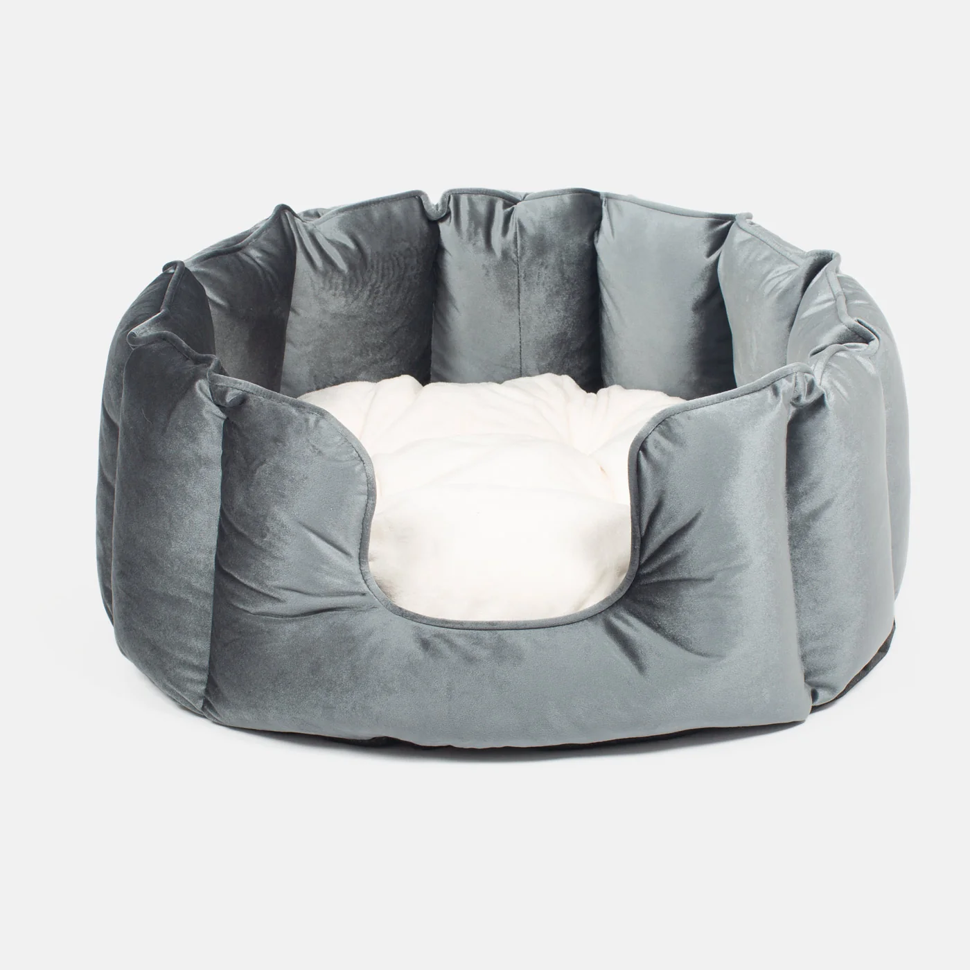 High Wall Bed For Dogs in Velvet
