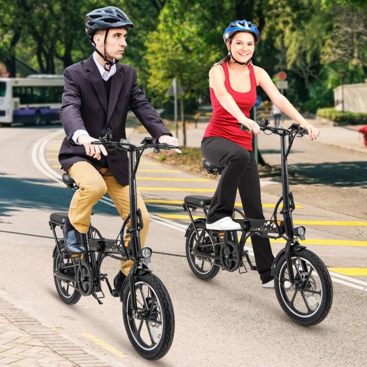 Folding Electric Bicycle with 500W Brushless Motor and Dual Disk Brakes - moniquejewelry