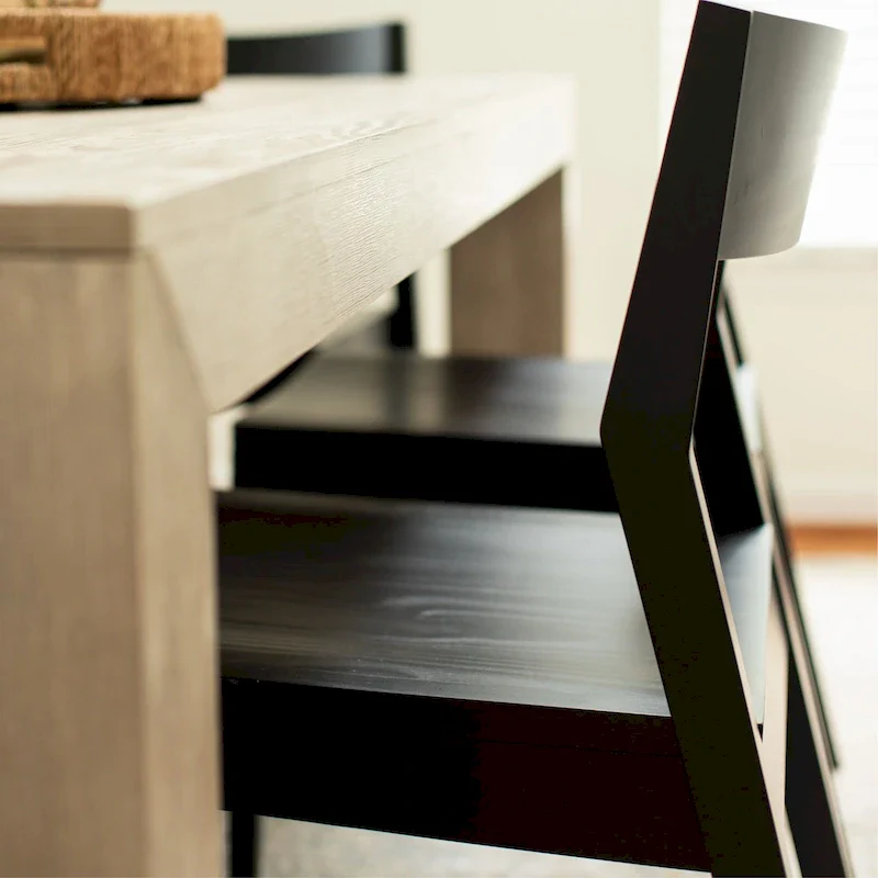 Plank and Beam Modern Solid Wood Dining Chair