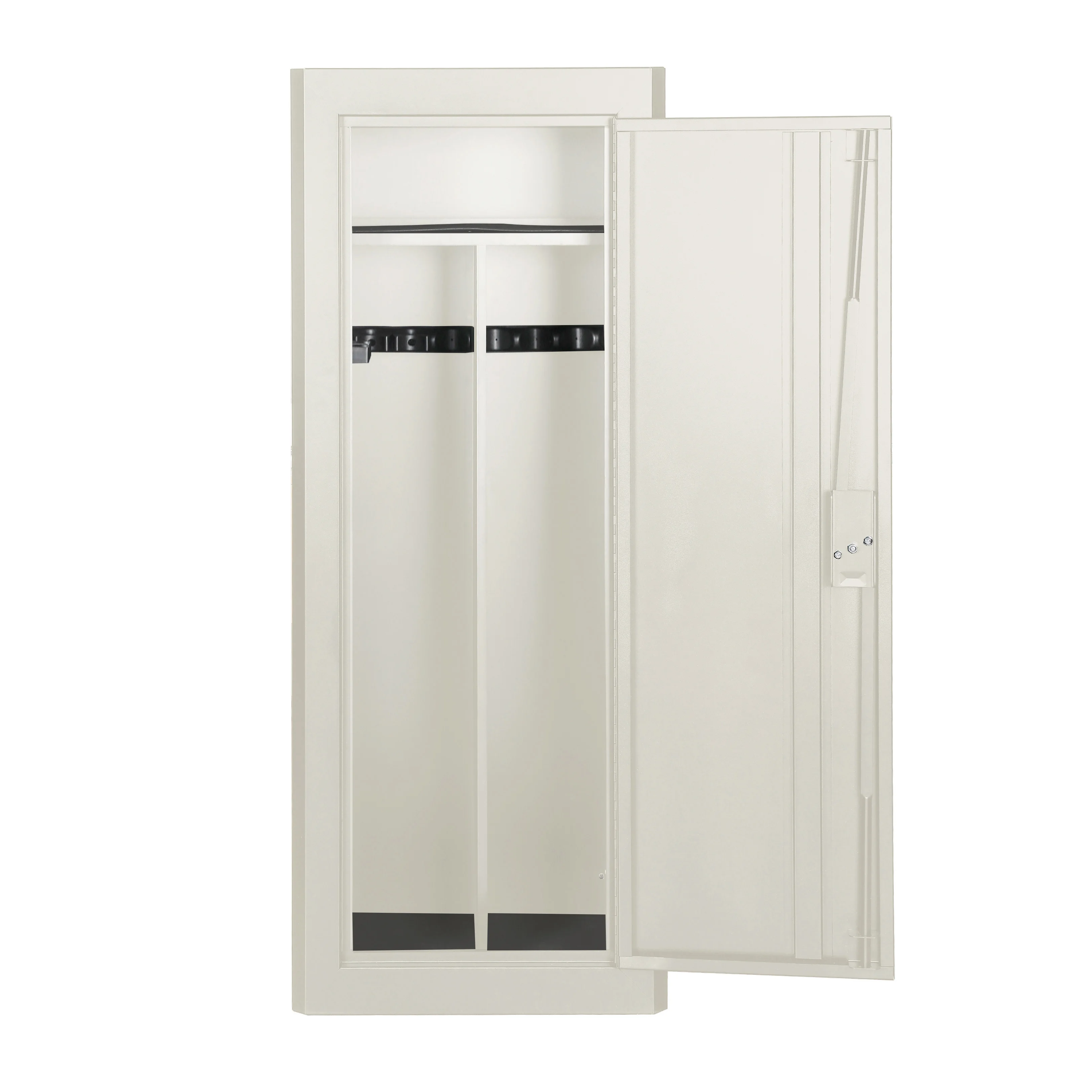 Mossy Oak 18 Gun Security Cabinet, 21 in x 18 in x 55 in, Rifle, Key Lock, White