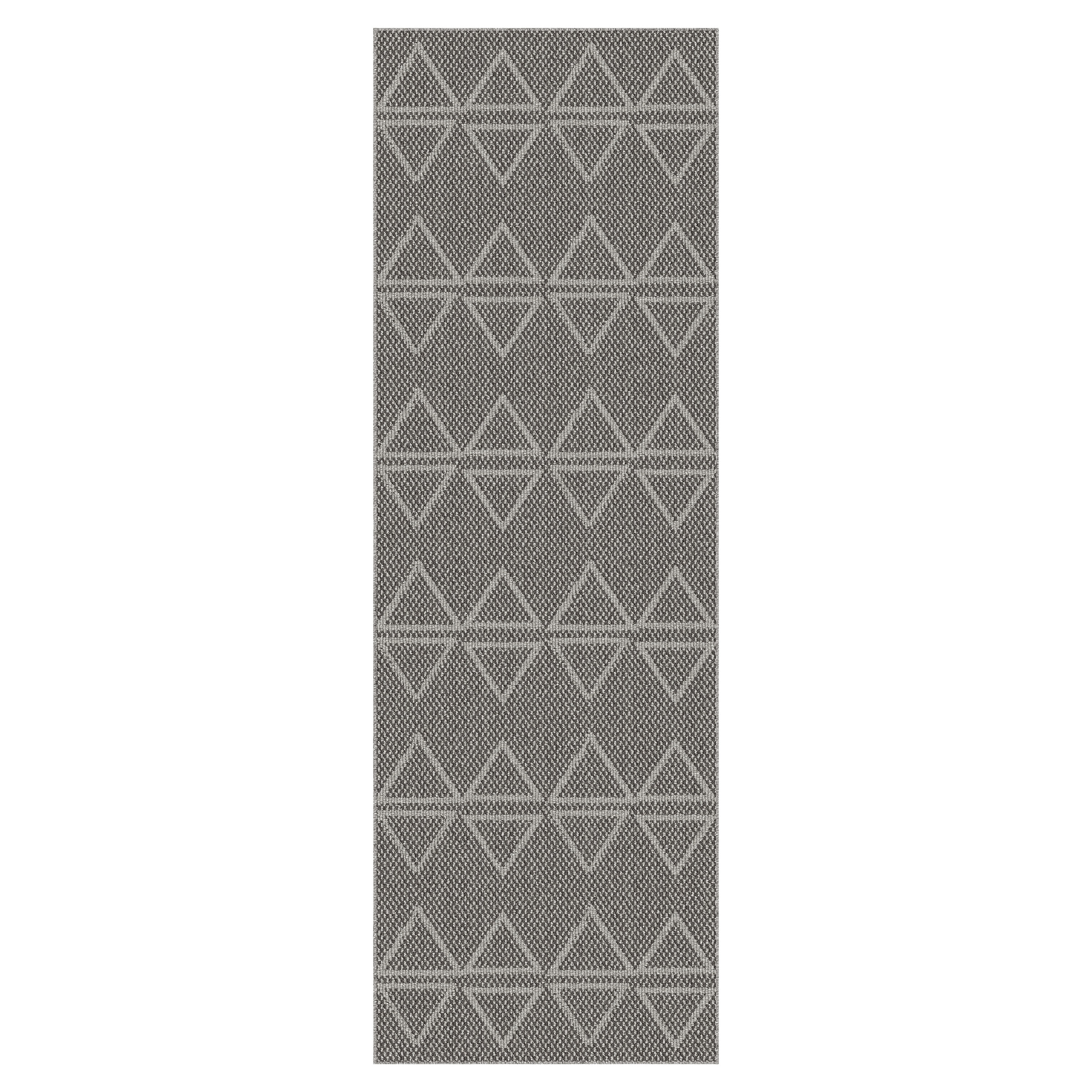 Lyon Runner by Baldosa, Grey Mountain, 2' x 6', 2-pack