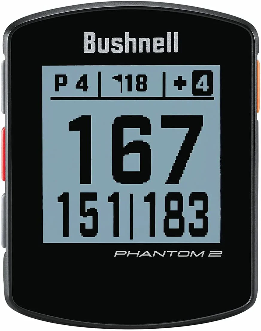 Bushnell Phantom 2 Golf GPS Rangefinder, Black
