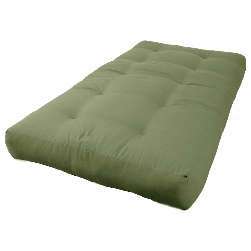 8-inch Thick Twill Futon Mattress (Twin, Full, or Queen)
