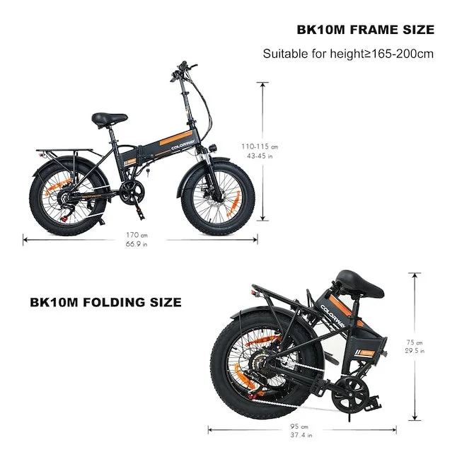 Colorway ORANGE Electric Bikes.