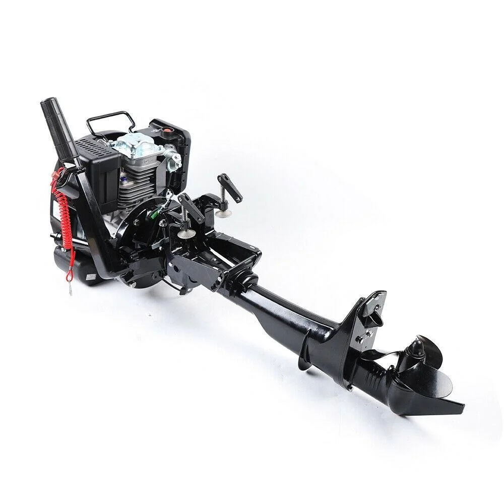 Hangkai Water Cooled 2 Stroke 6HP Outboard Motor Petrol Powered Engine