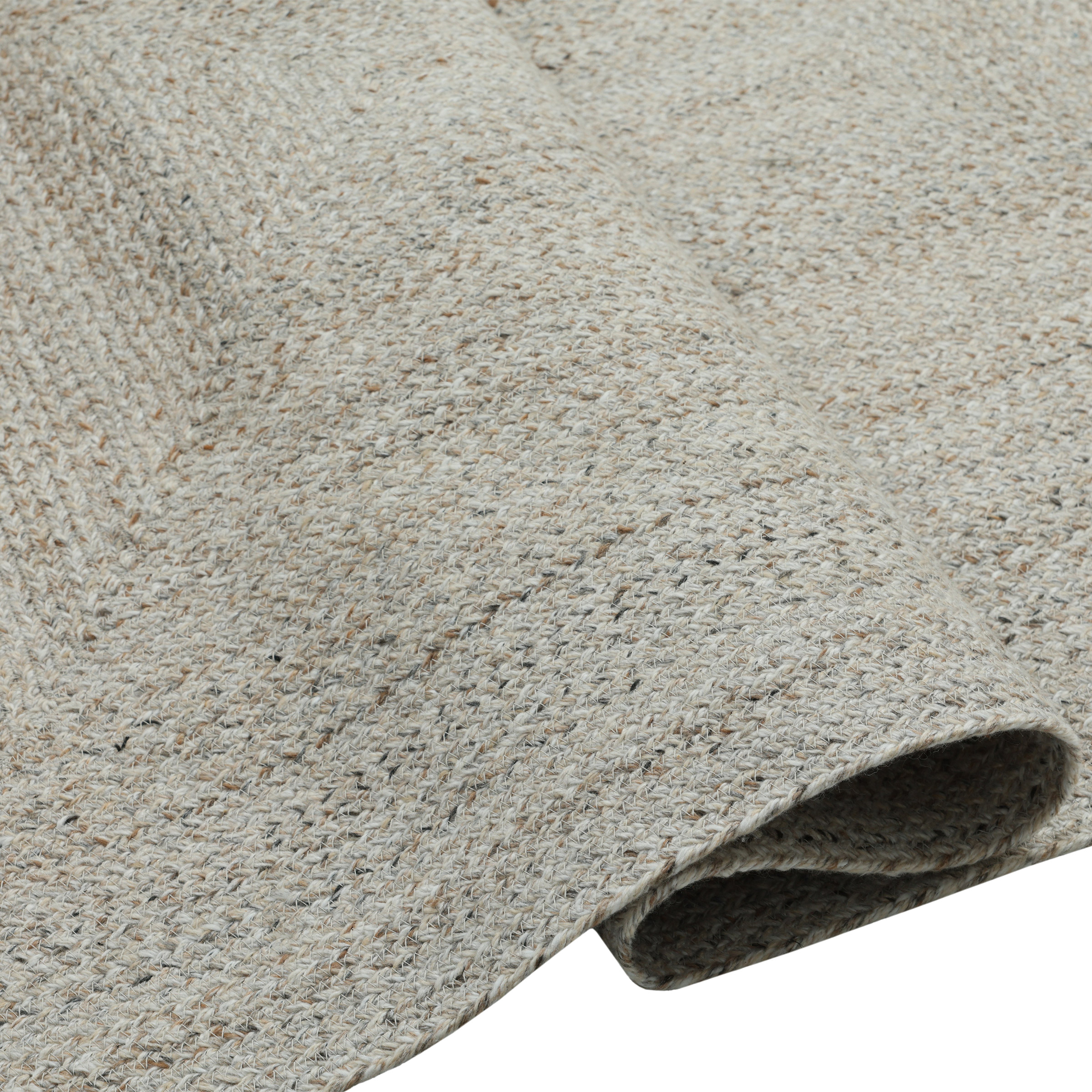 Obeetee Layla Braided Area Rug, Tan, 7'9' x 9'9'