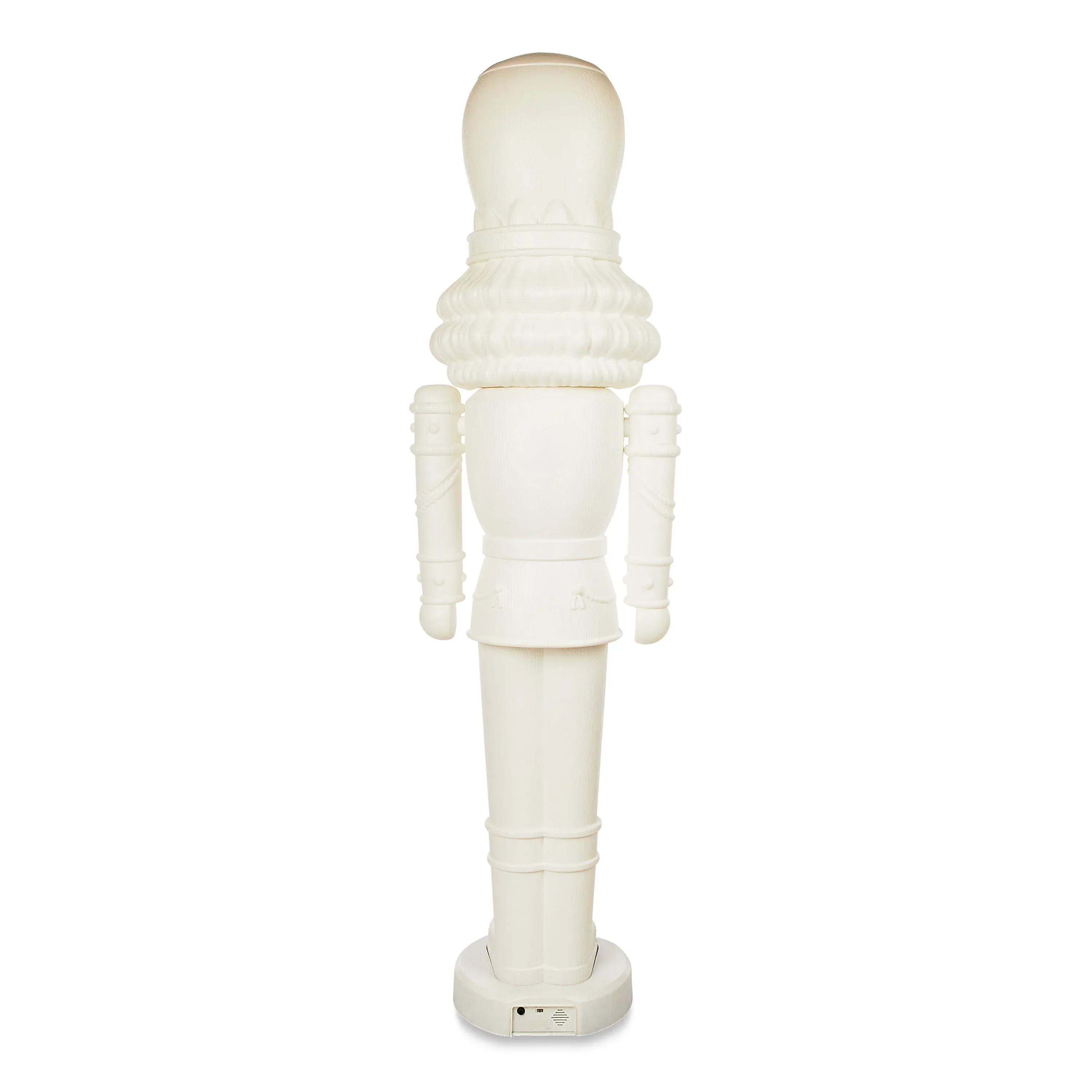 Animated White Nutcracker Blow Mold, 75 in, 6.25 ft, by Holiday Time