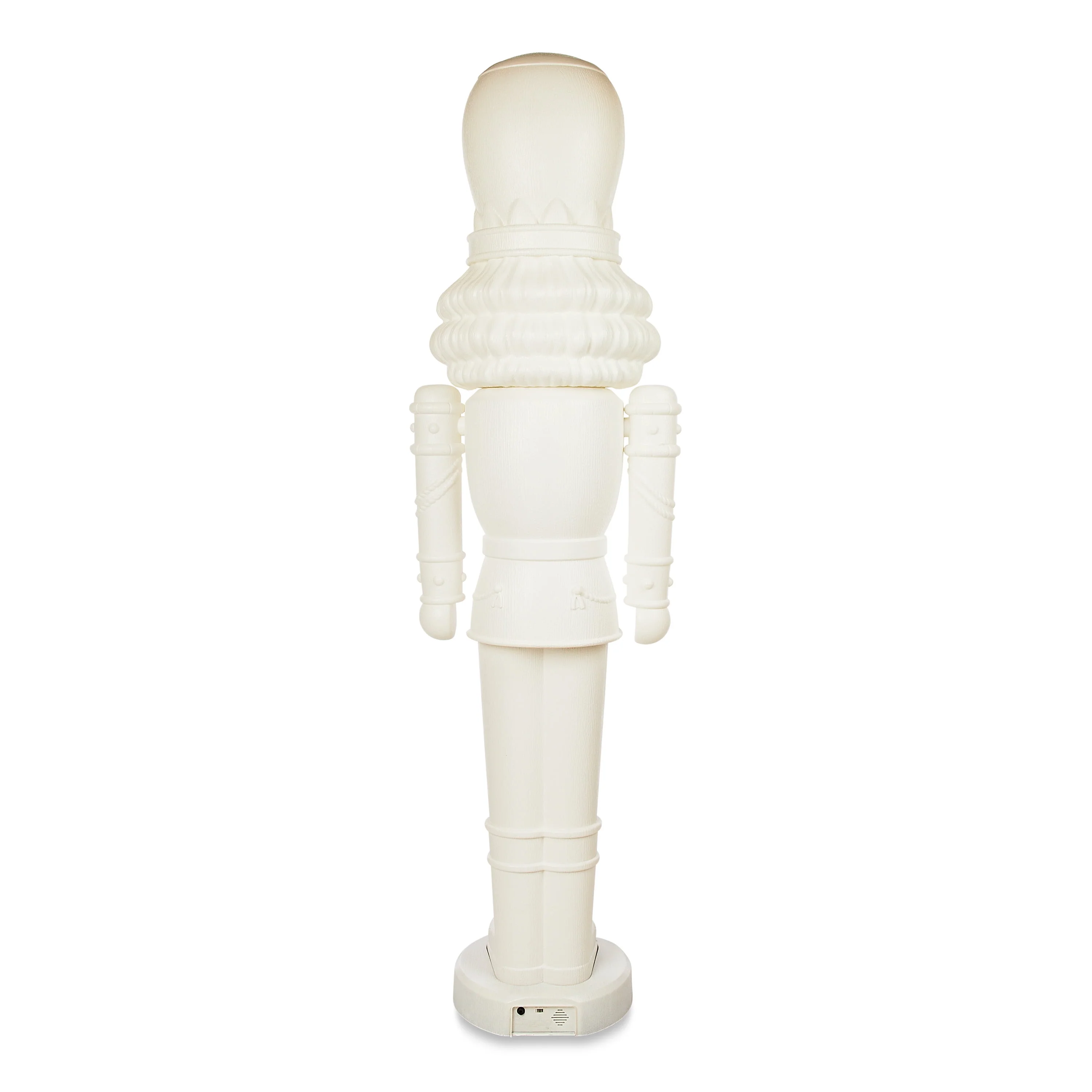 2025 Animated White Nutcracker Blow Mold, 75 in, 6.25 ft, by Holiday Time