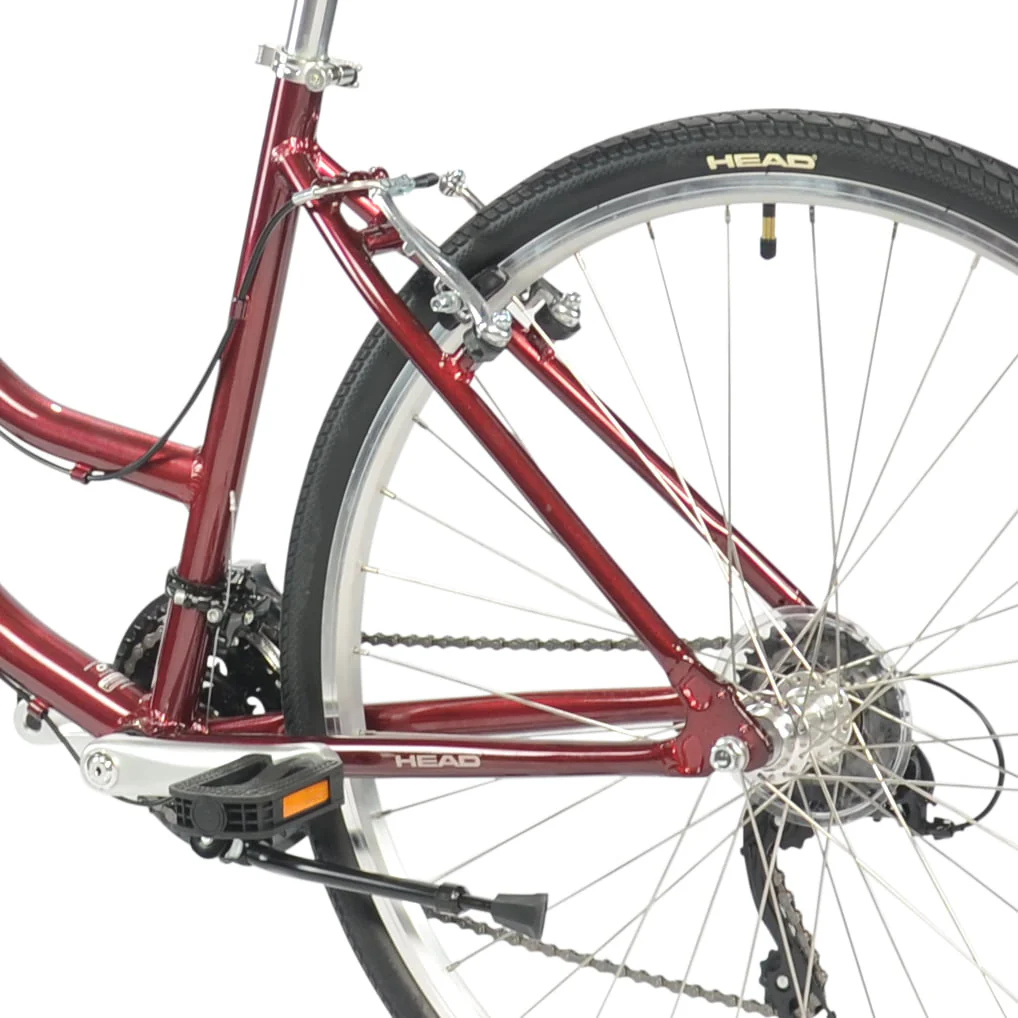 HEAD Strada Microshift Comfort Bike, 700c, X-Small, Maroon