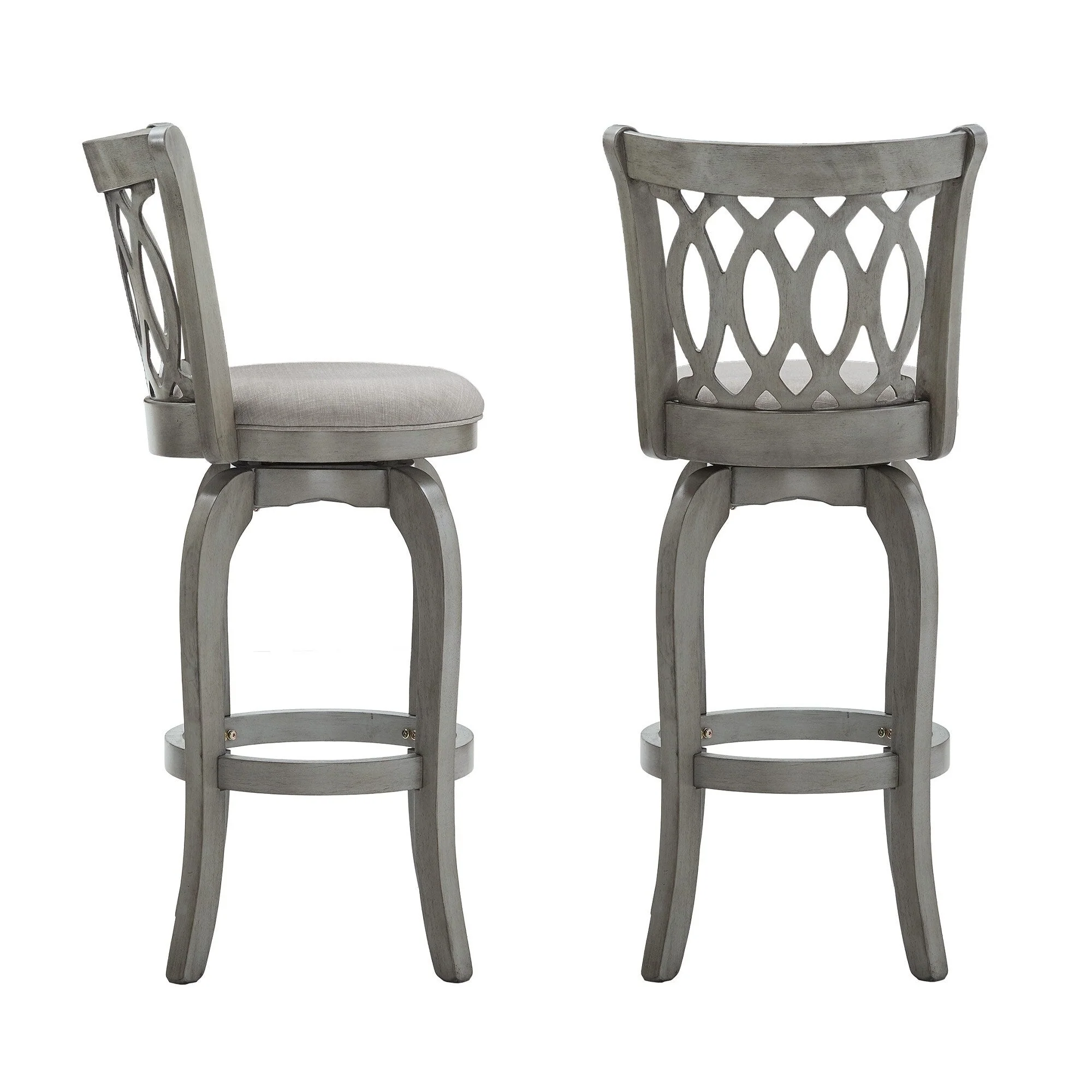 Rovinj Scroll Back Swivel Bar Stool