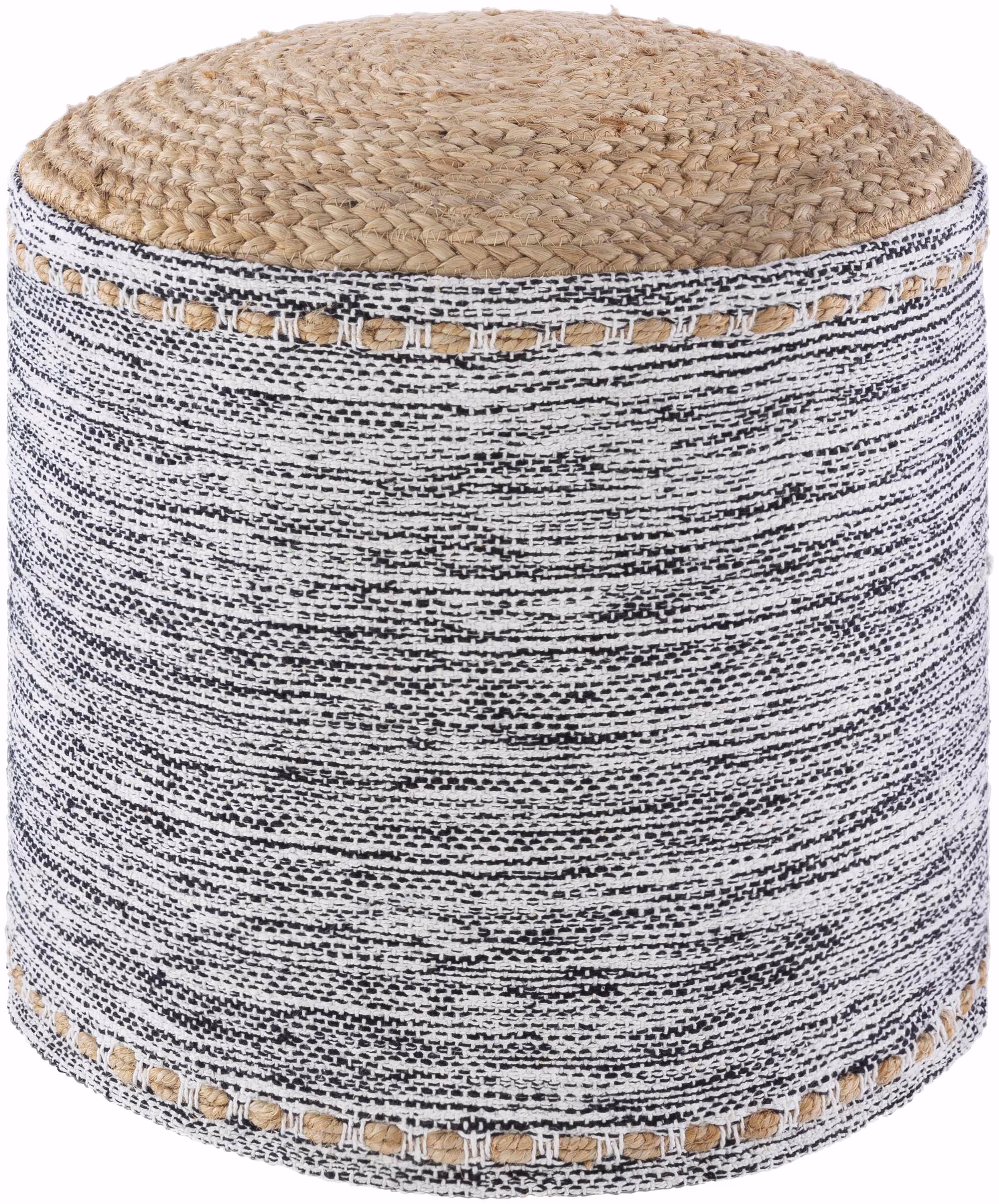 Hauteloom Lavenham 18" x 18" x 16" Pouf
