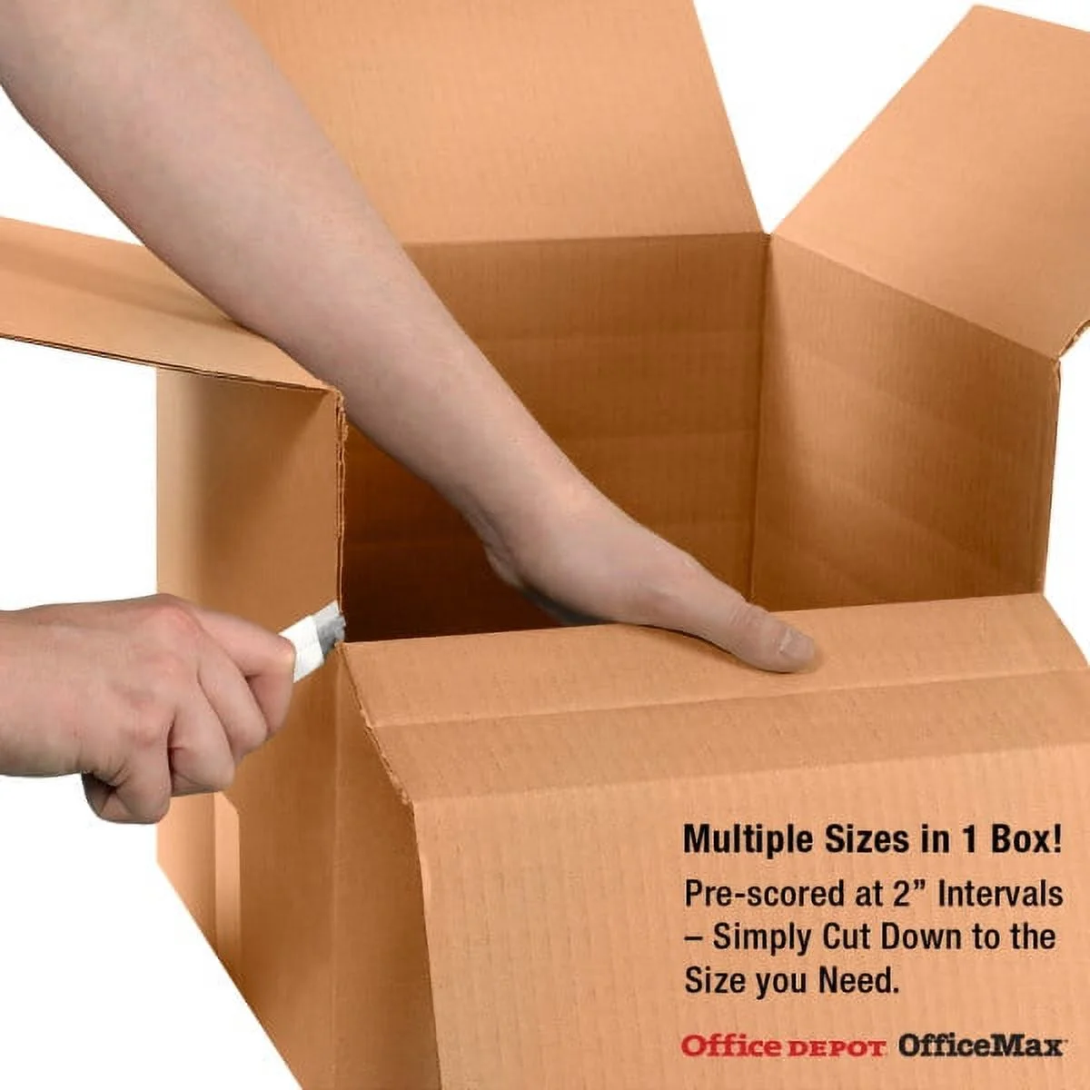 30" x 20" x 20" Shipping Boxes 48 ECT Double Wall Brown 10/Bundle (HD302020DW)