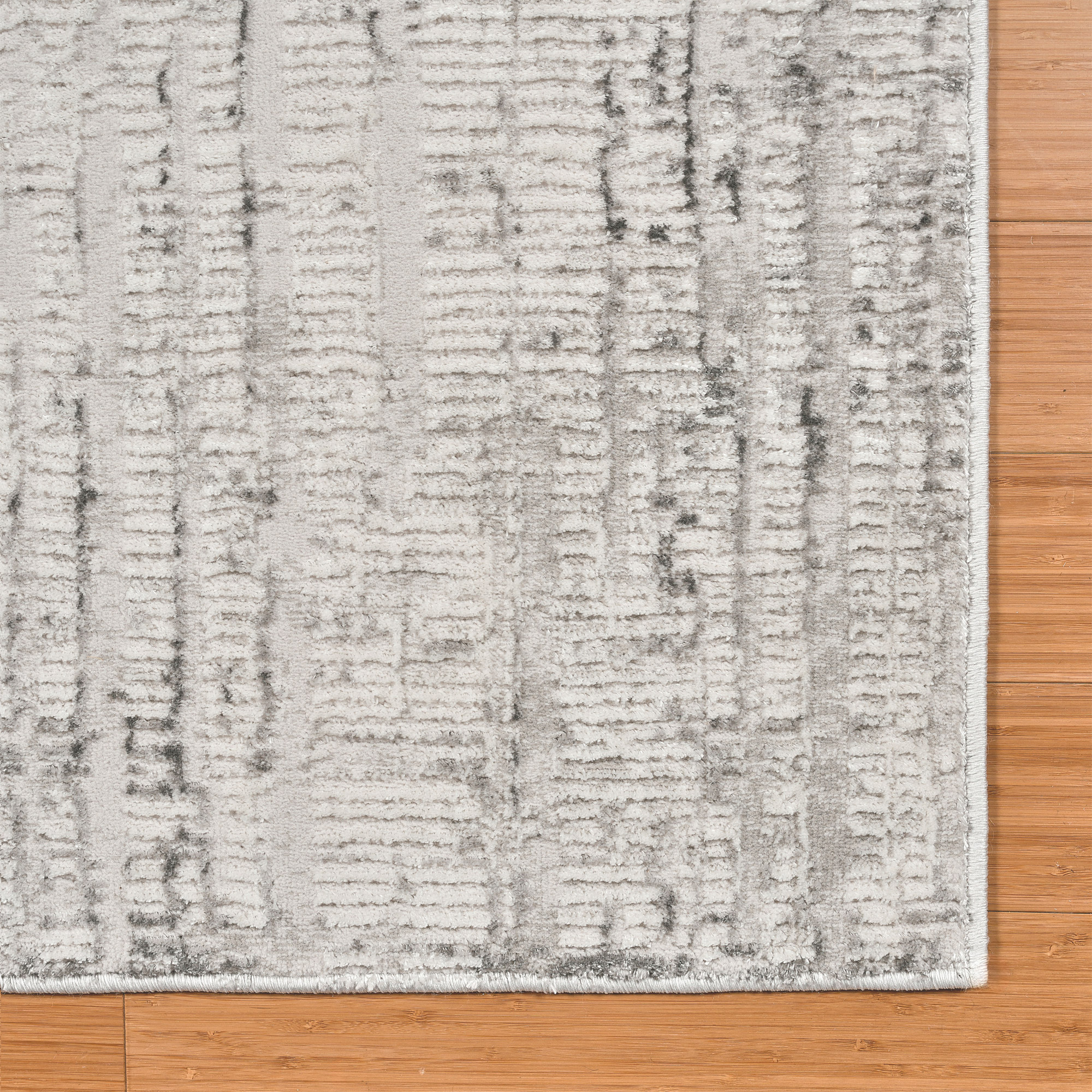 Divina Area Rug, Aloma Cream & Gray, 6'6" x 9'