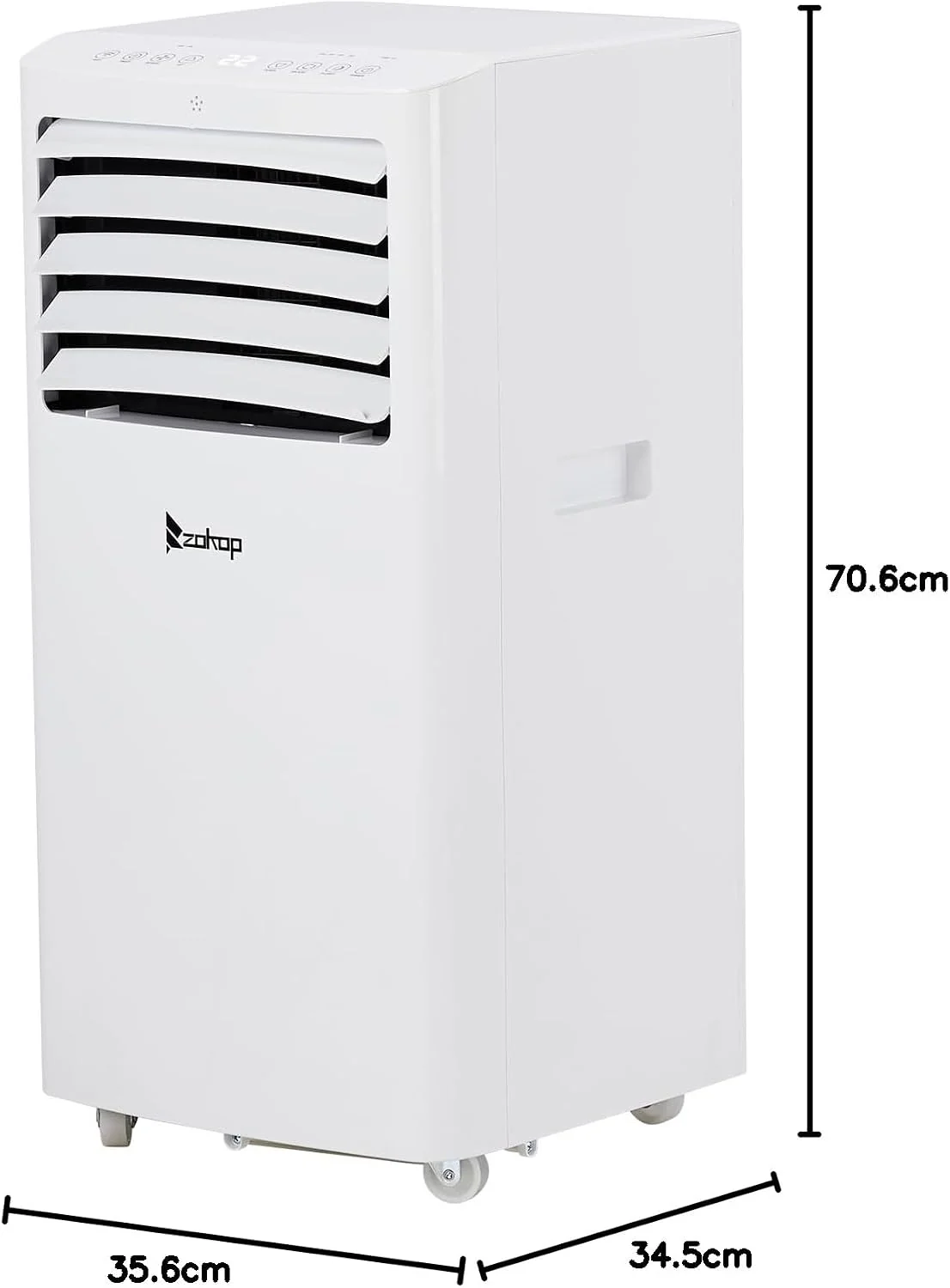 12000 BTU Portable Air Conditioner with Heating, Dehumidifier, WiFi & Remote Control