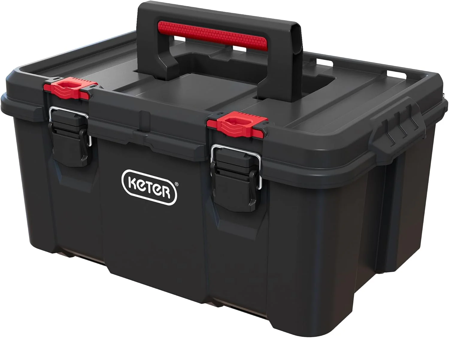 Modular Tools Organizer for Garage Storage and DIY, 3 Piece Resin Rolling Tool Box System for Small Parts