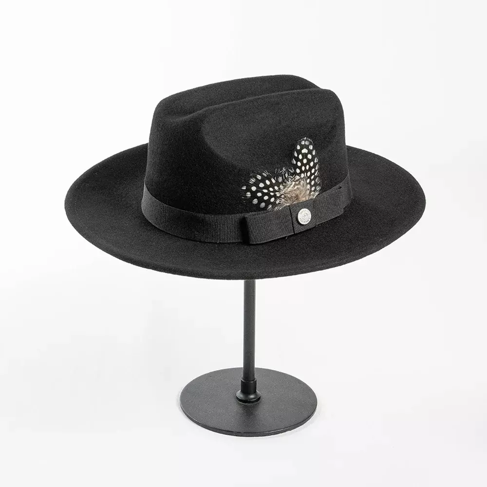 Burton Feathers Wool Fedora Hat
