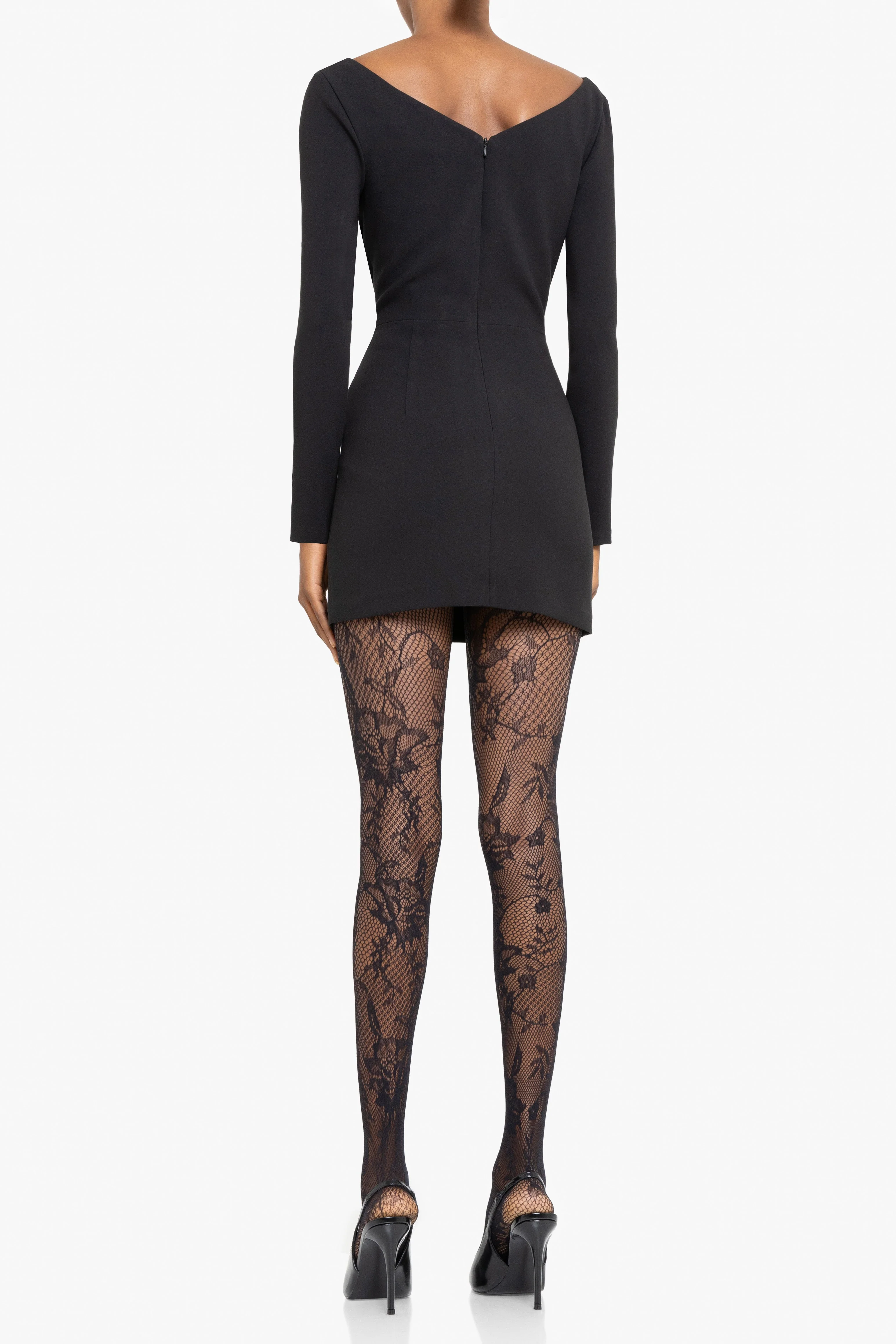 Long Sleeve Jacqueline Micro Mini Dress