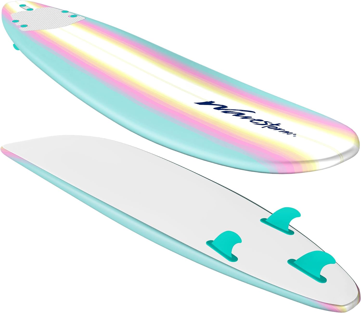Classic Soft Top Foam 8ft Surfboard