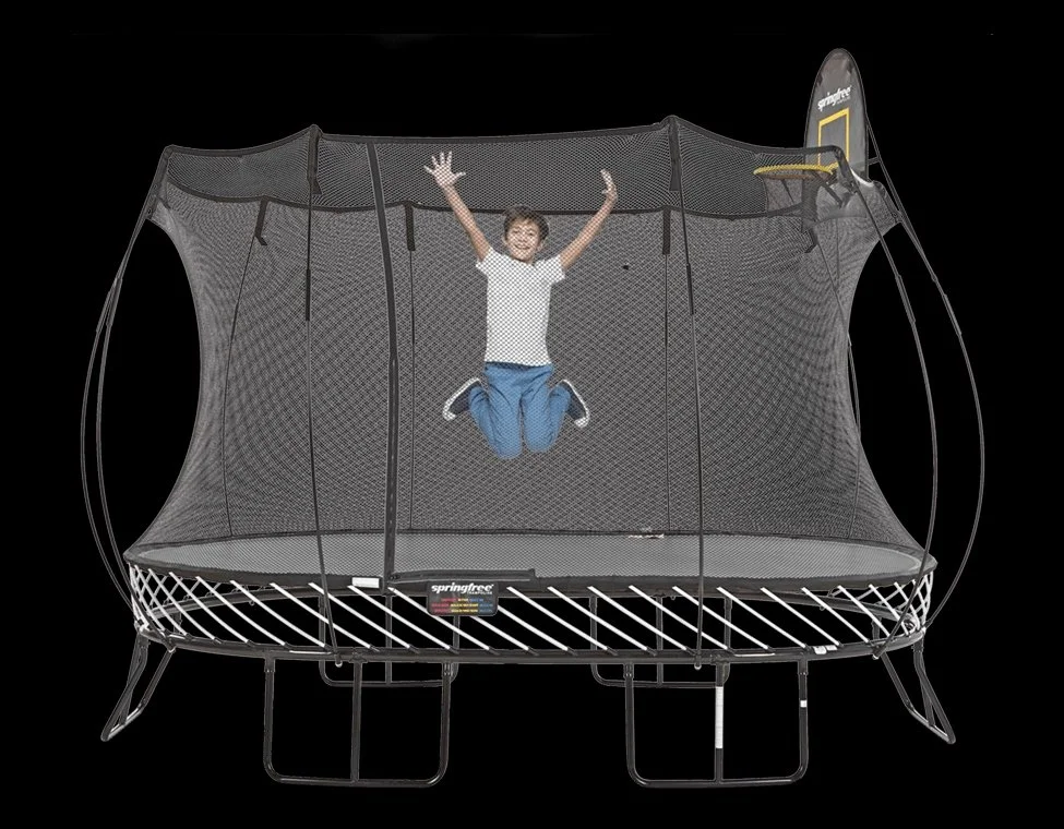 Trampolines Ireland Springfree Trampoline 8 x 13ft Oval