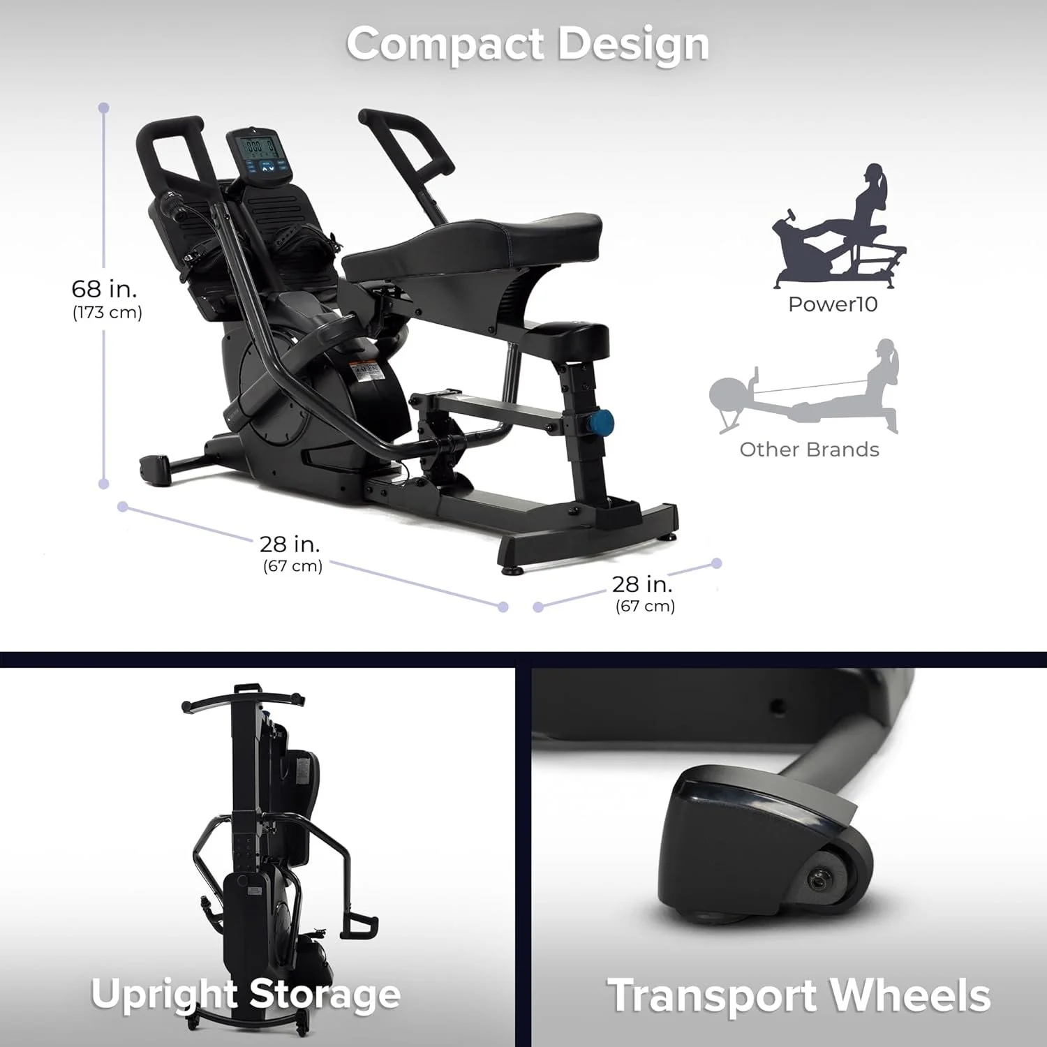 Teeter Power10 Elliptical Rowers.
