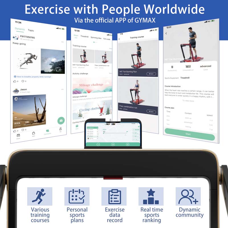 Eletriclife 2 in 1 Under Desk Treadmill