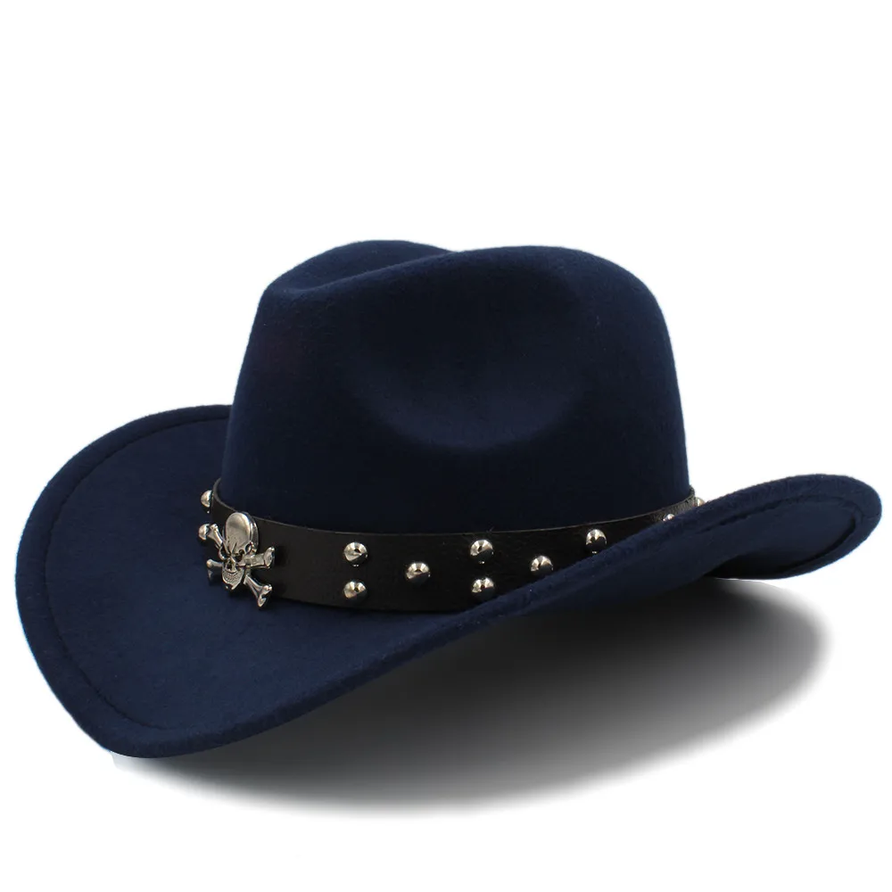 Black Pearl Wool Cowboy Hat