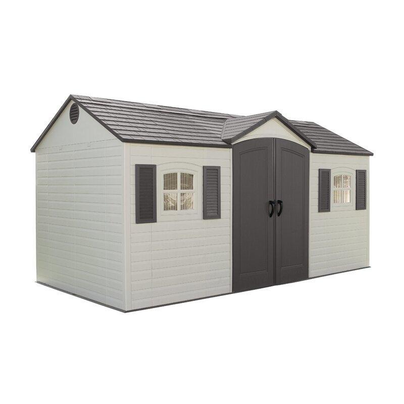 2025 Side Entry 15 ft. W x 8 ft. D Plastic Storage Shed