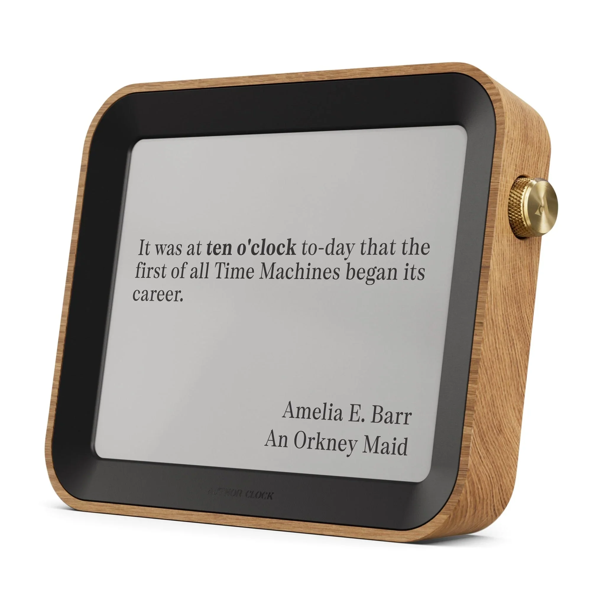 Author Clock - Large
