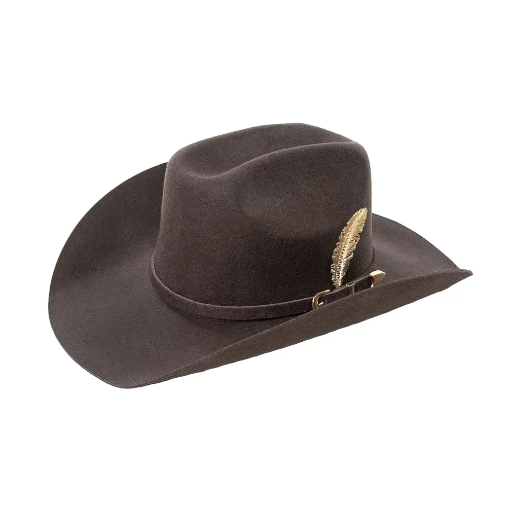 Albuquerque Wool Feather Western Cowboy Hat